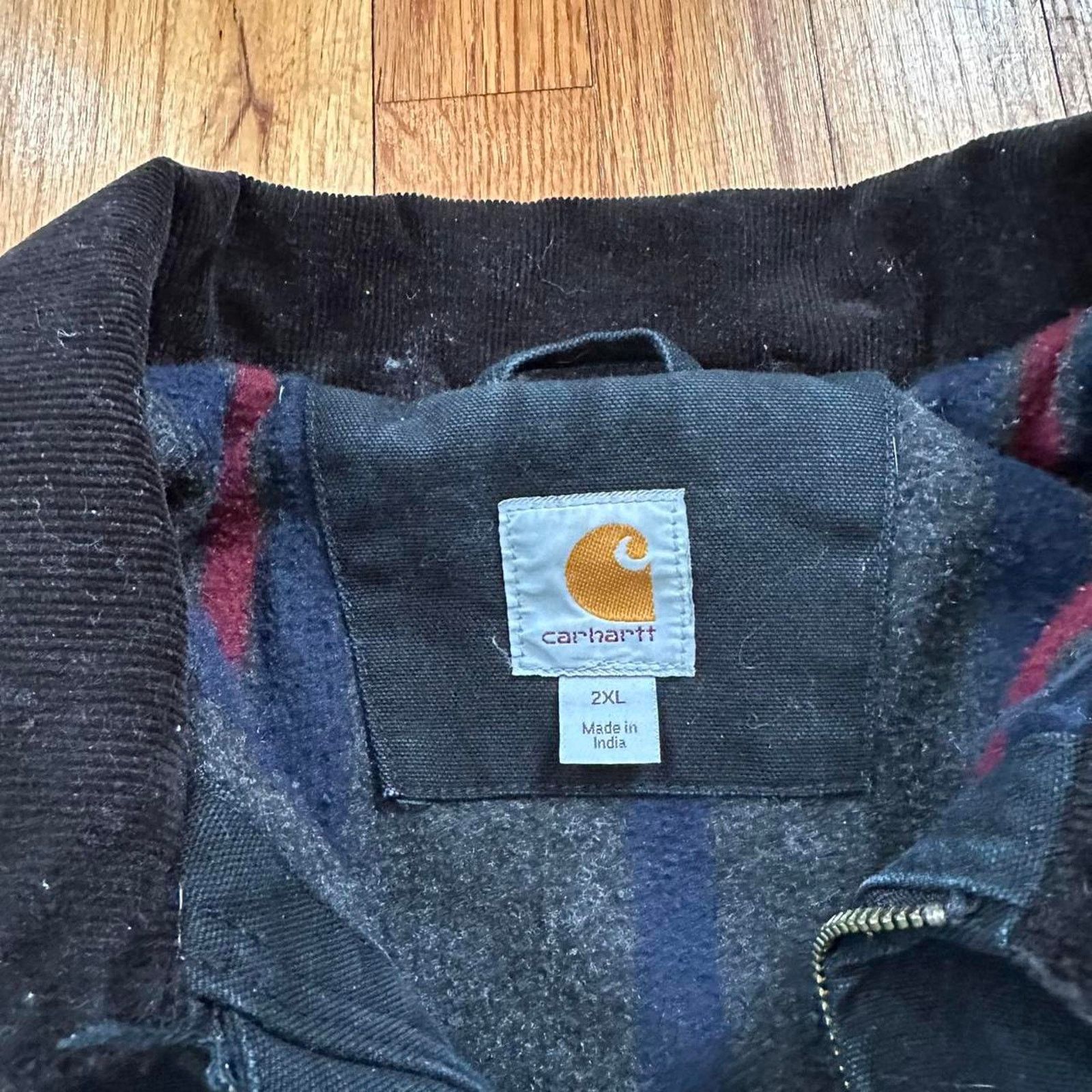 Carhartt Carhartt Detroit Jacket Blanket Lined Corduroy Collar 2XL Size US XXL / EU 58 / 5 - 2 Thumbnail