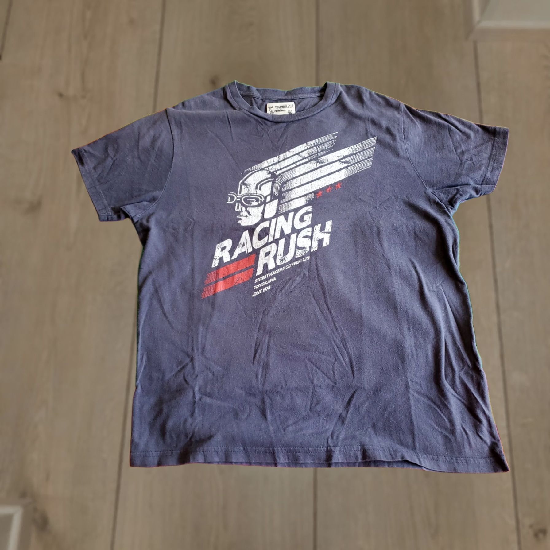 Vintage XOYE Trademark Racing Rush T-Shirt Street Racers Crew Neck Short Sleeve Gray XL? Size US M / EU 48-50 / 2 - 1 Thumbnail