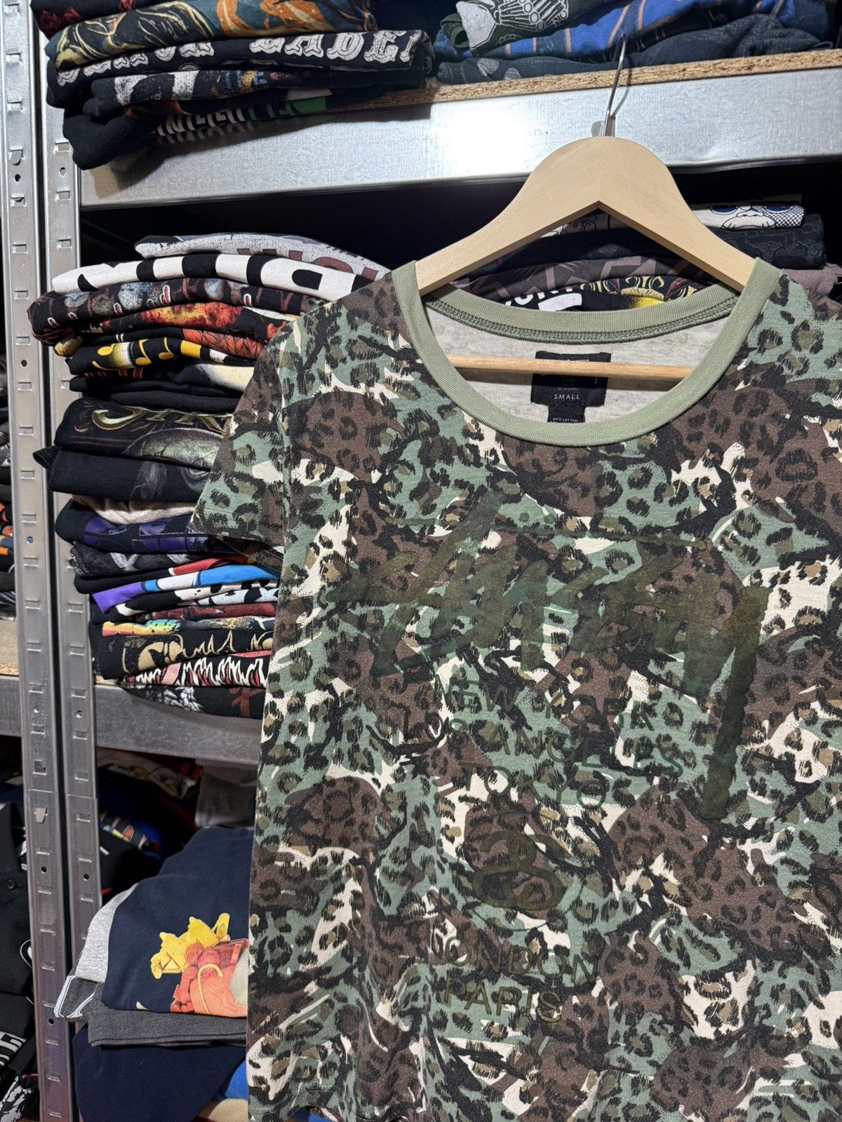 Stussy Rare Stussy Camouflage Skate Gang T-Shirt Y2K Hype Size S / US 4 / IT 40 - 3 Thumbnail