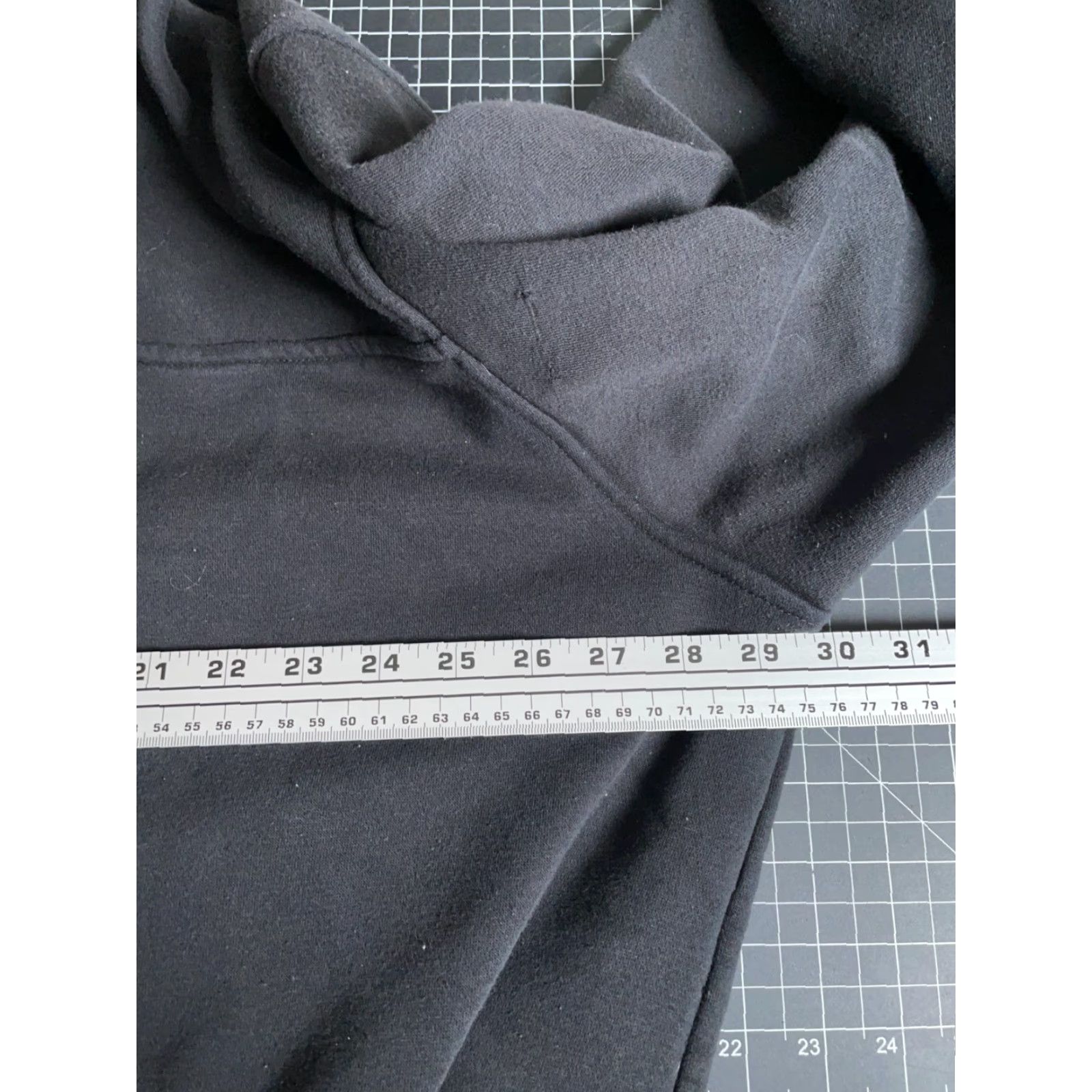 Vintage FiveBrother Hoodie Men 2XL Black Heavyweight Pullover Crew Neck Drawstring Pockets Size US XXL / EU 58 / 5 - 5 Thumbnail