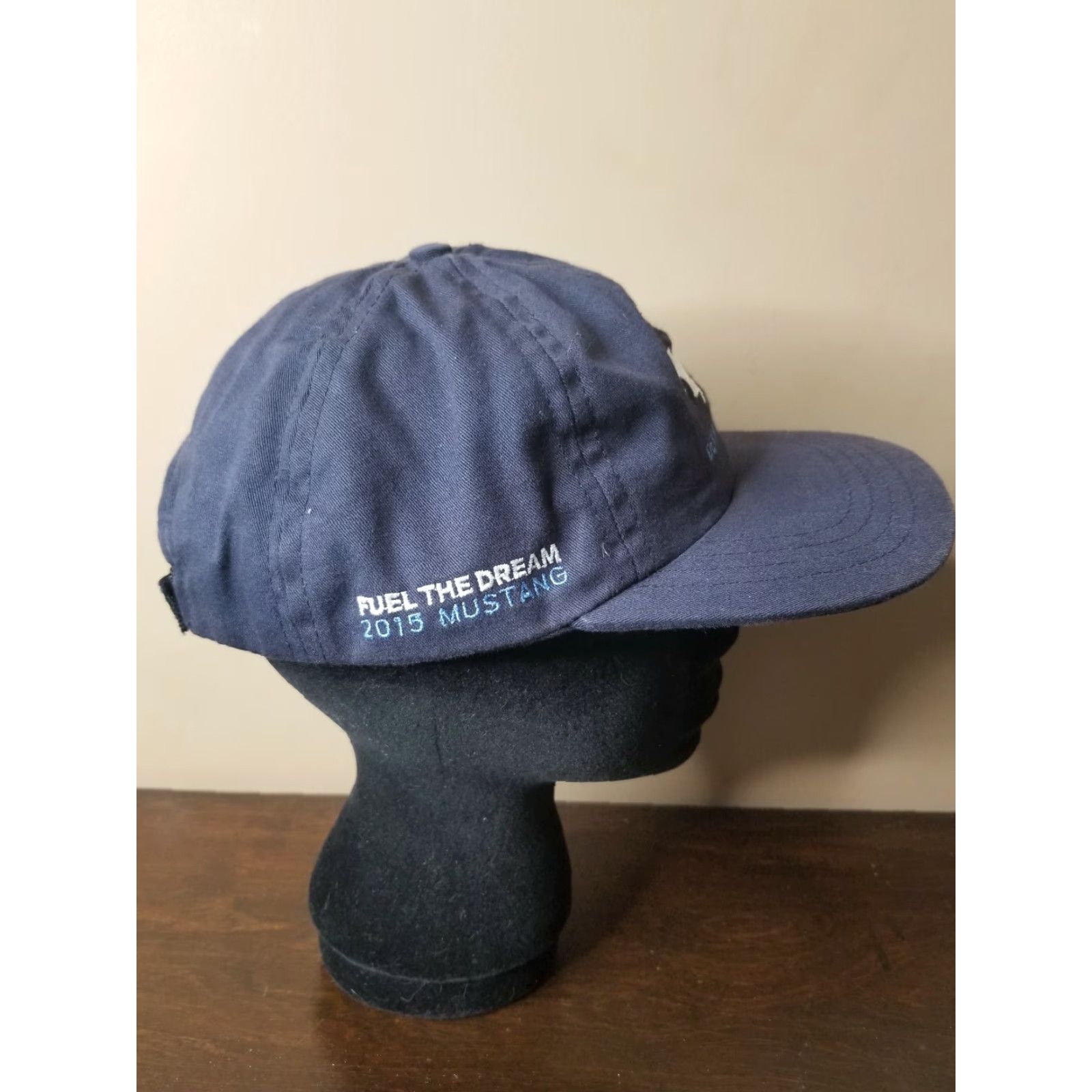 Ford Ford Employee Detroit 2014 Fuel the Dream 2015 Mustang Adjustable Dad Cap Hat Blue Men Size ONE SIZE - 2 Thumbnail