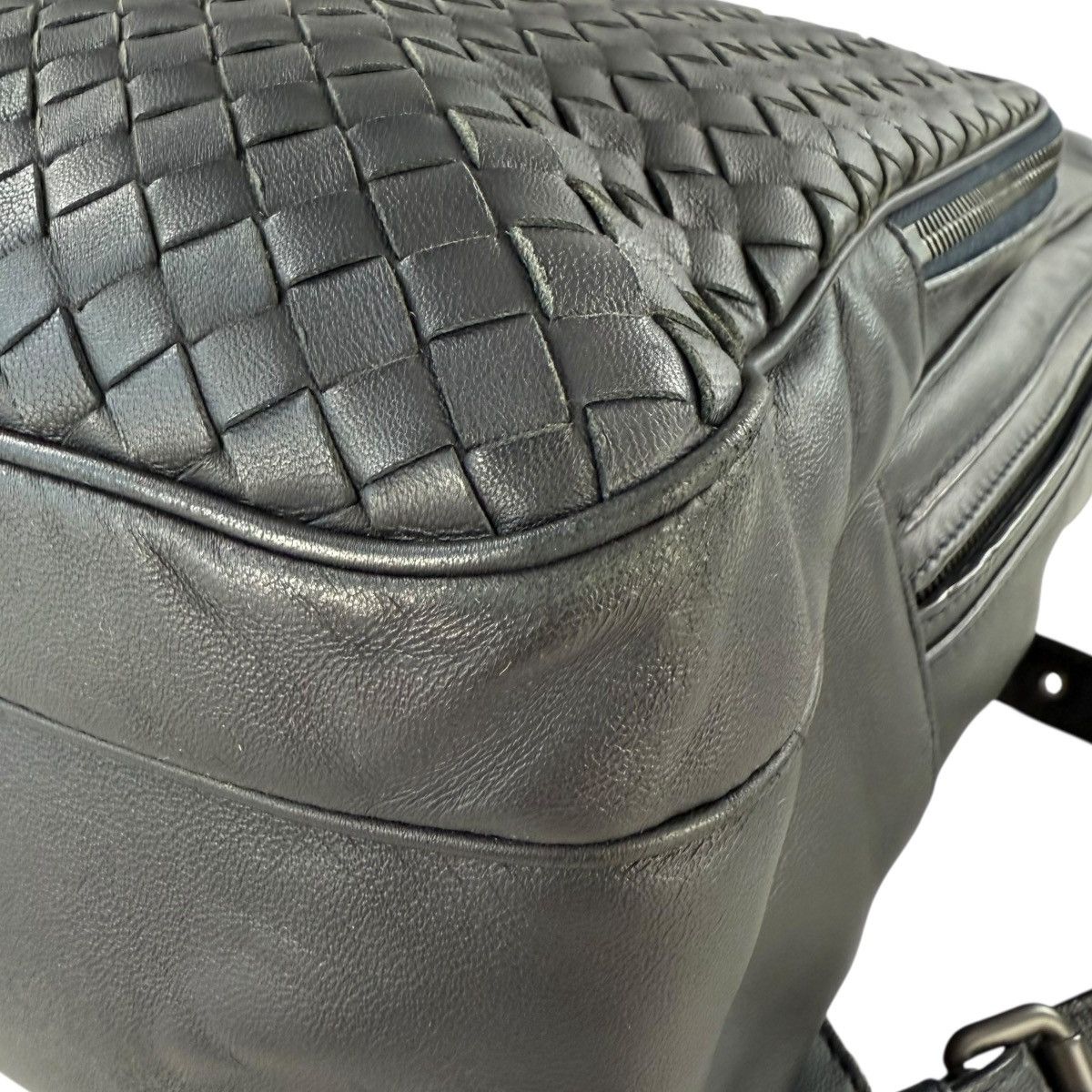 Bottega Veneta Bottega Veneta Intrecciato Leather Backpack Size ONE SIZE - 12 Thumbnail