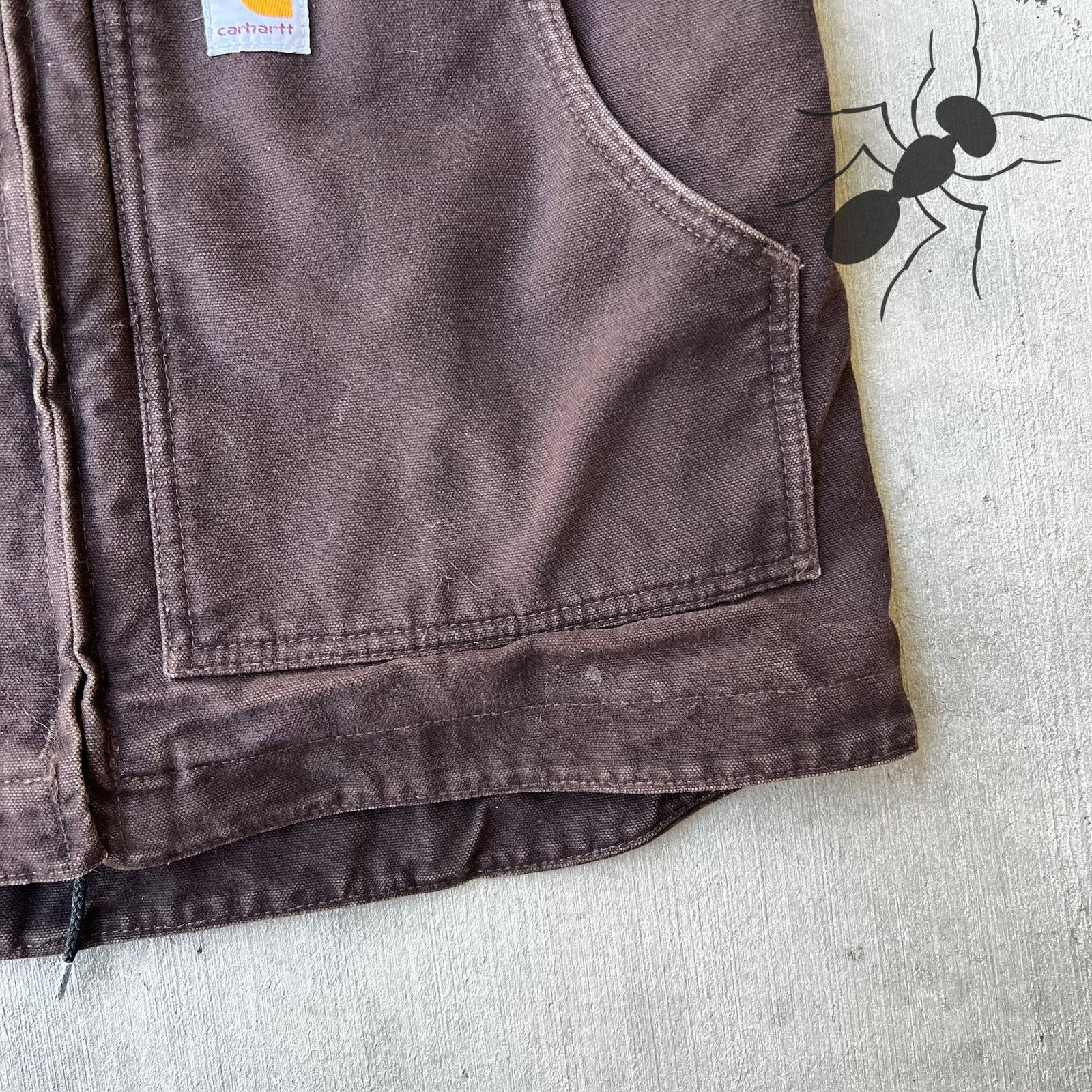 Carhartt × Vintage Carhartt WOMENS WC061 DKB brown work wear jacket Size US S / EU 44-46 / 1 - 12 Thumbnail