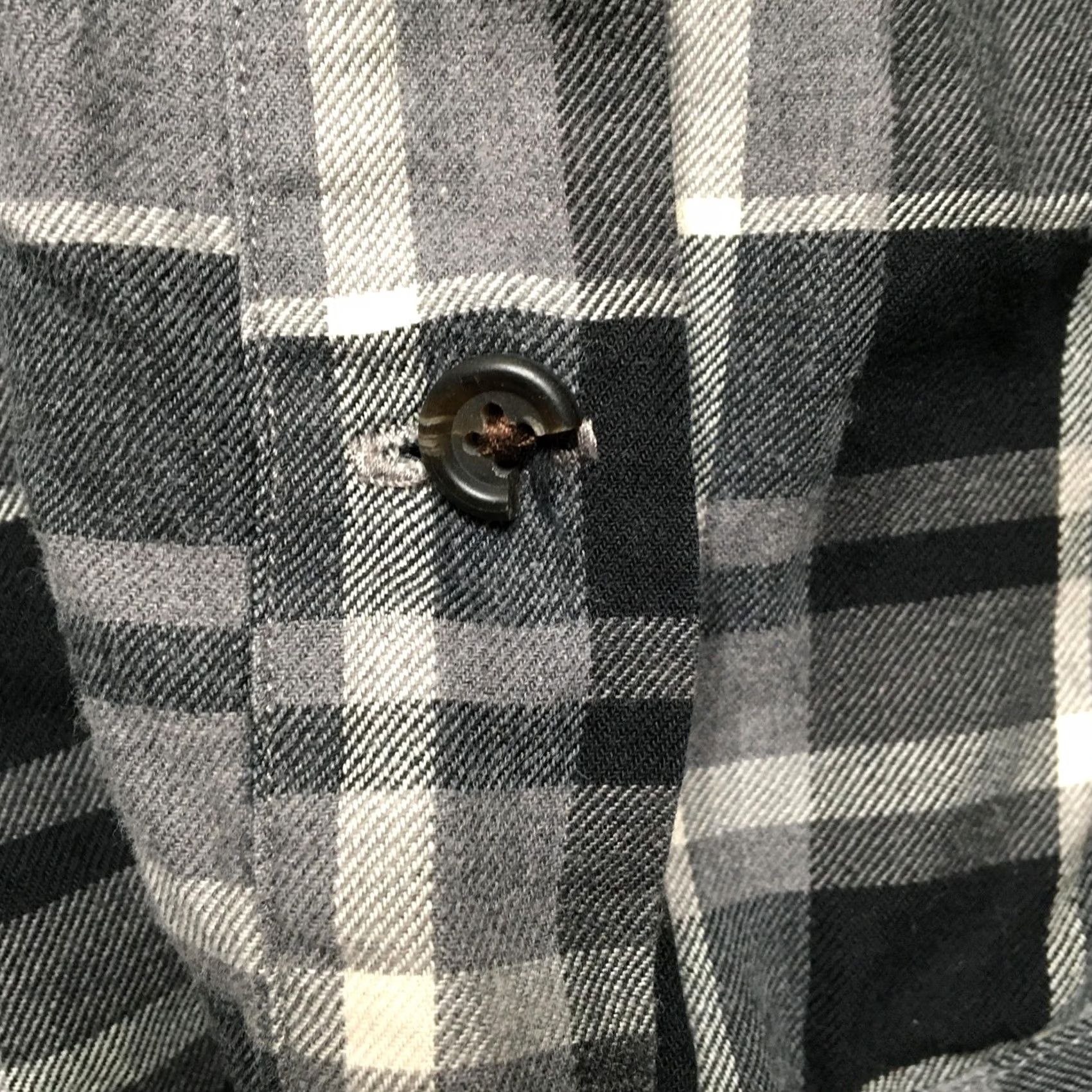 Polo Ralph Lauren Polo by Ralph Lauren Halpern Shirt Mens XL Gray Plaid Flannel Button Down Casual Size US XL / EU 56 / 4 - 5 Thumbnail