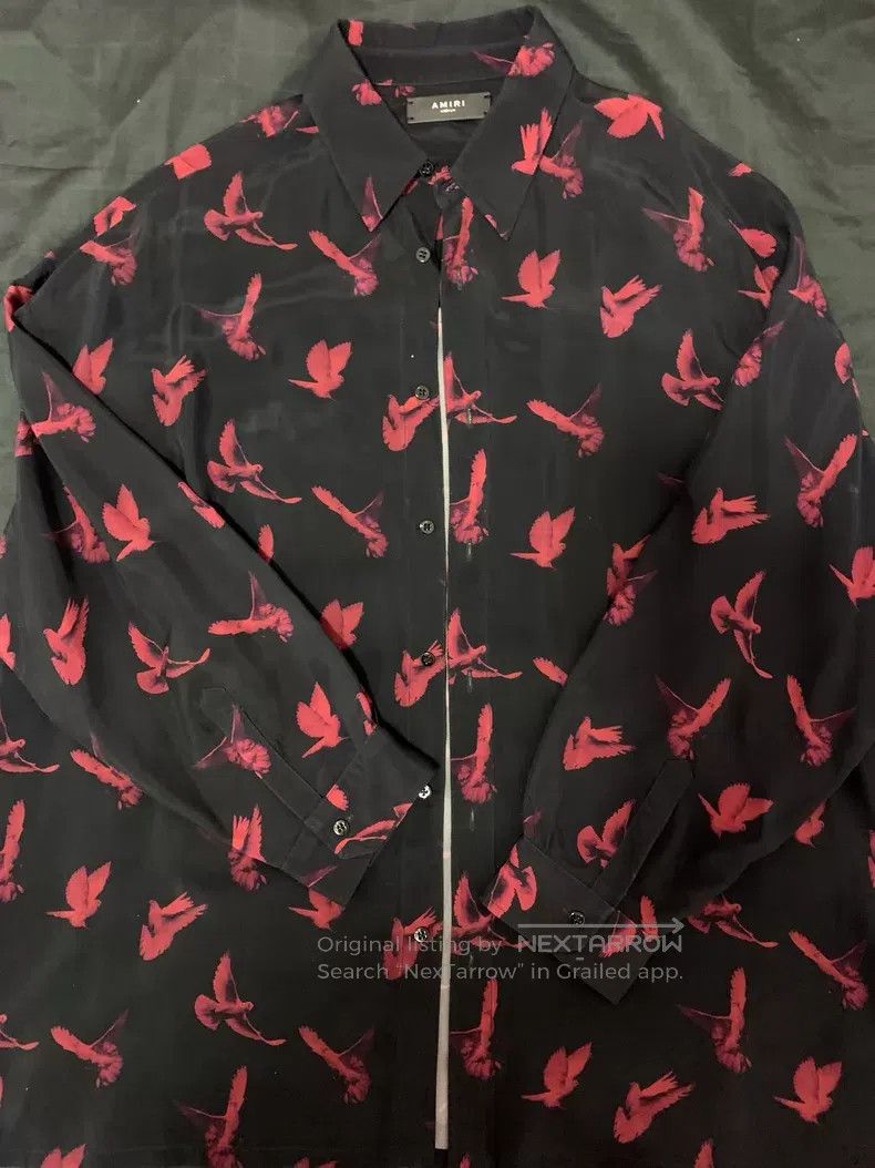 Amiri Amiri Blood pigeon shirt Size US M / EU 48-50 / 2 - 1 Thumbnail