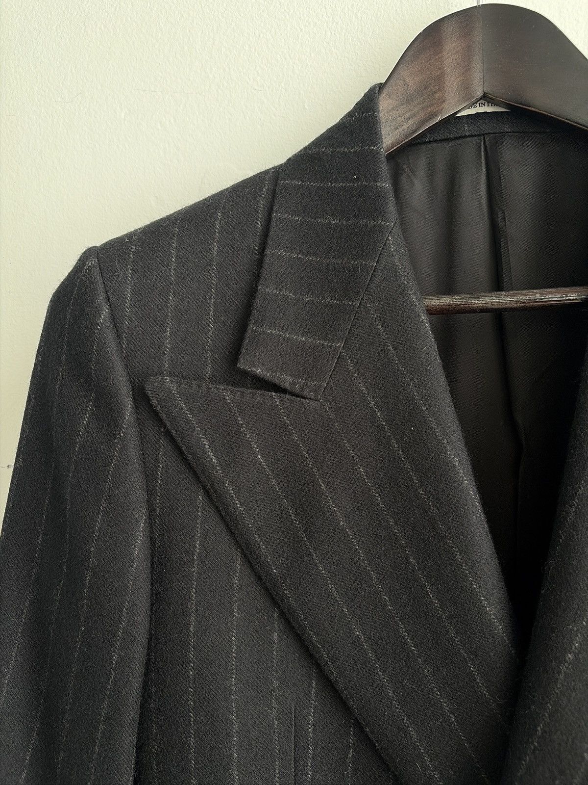 HUSBANDS Husbands Paris - Pinstripe Grey Double Breasted Jacket, 46 Size 36R - 3 Thumbnail