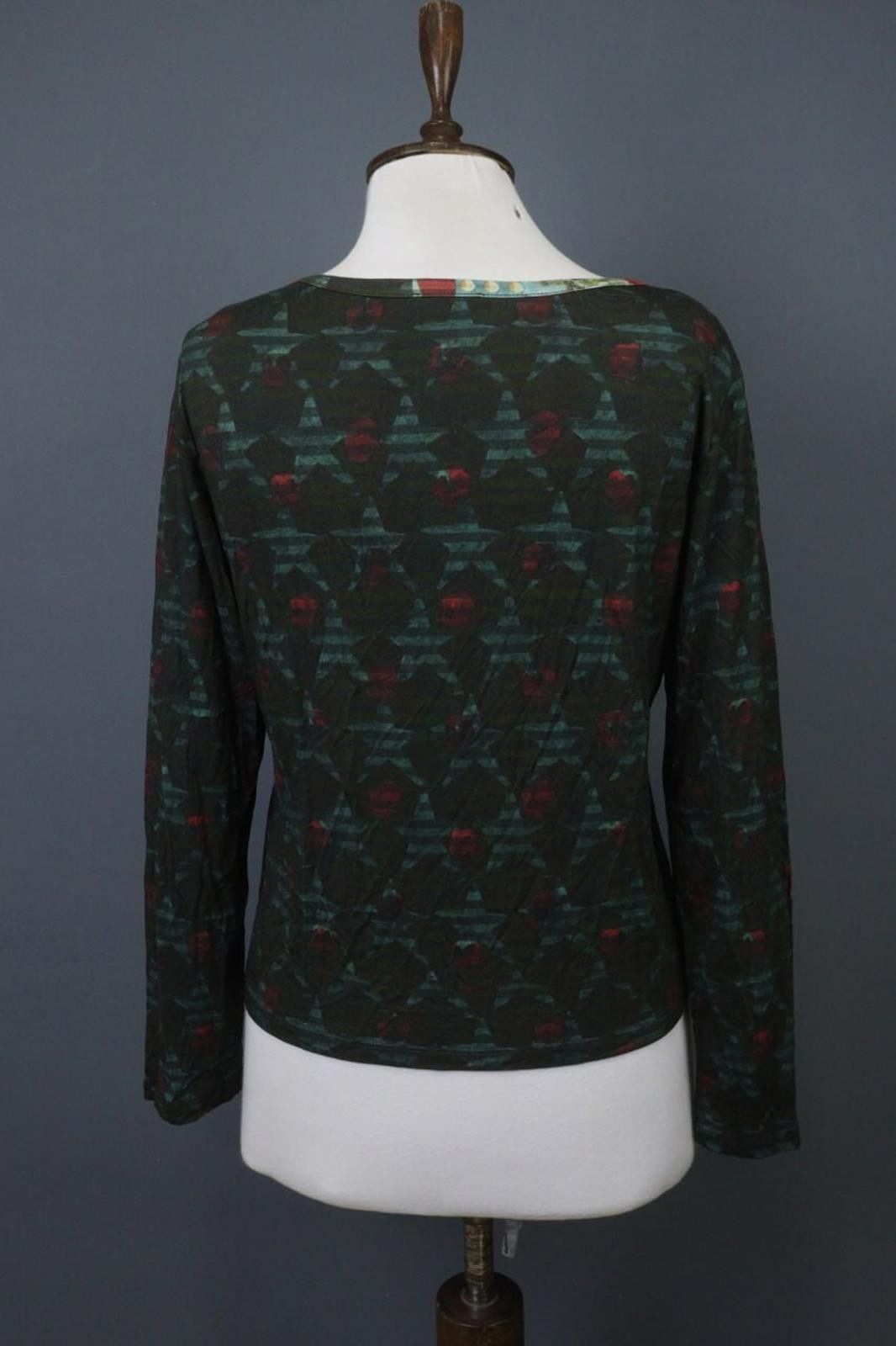 Designer Aventures des Toiles Multicolor Viscose Cardigan Size 44 Size M / US 6-8 / IT 42-44 - 9 Thumbnail