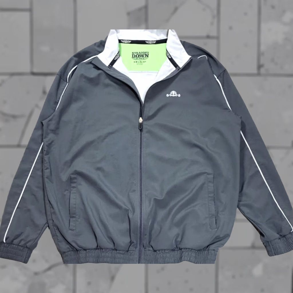Vintage Straight Down Gray Full Zip Performance Jacket Men's XL-Daniel Island Club Golf Jacket Size US XL / EU 56 / 4 - 1 Thumbnail