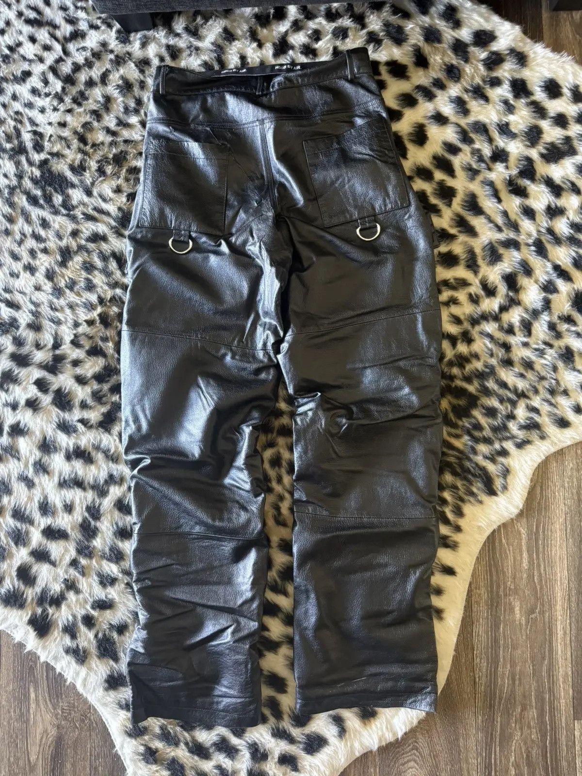 Hood By Air Sample Leather Strapped Pants Size US 30 / EU 46 - 2 Thumbnail