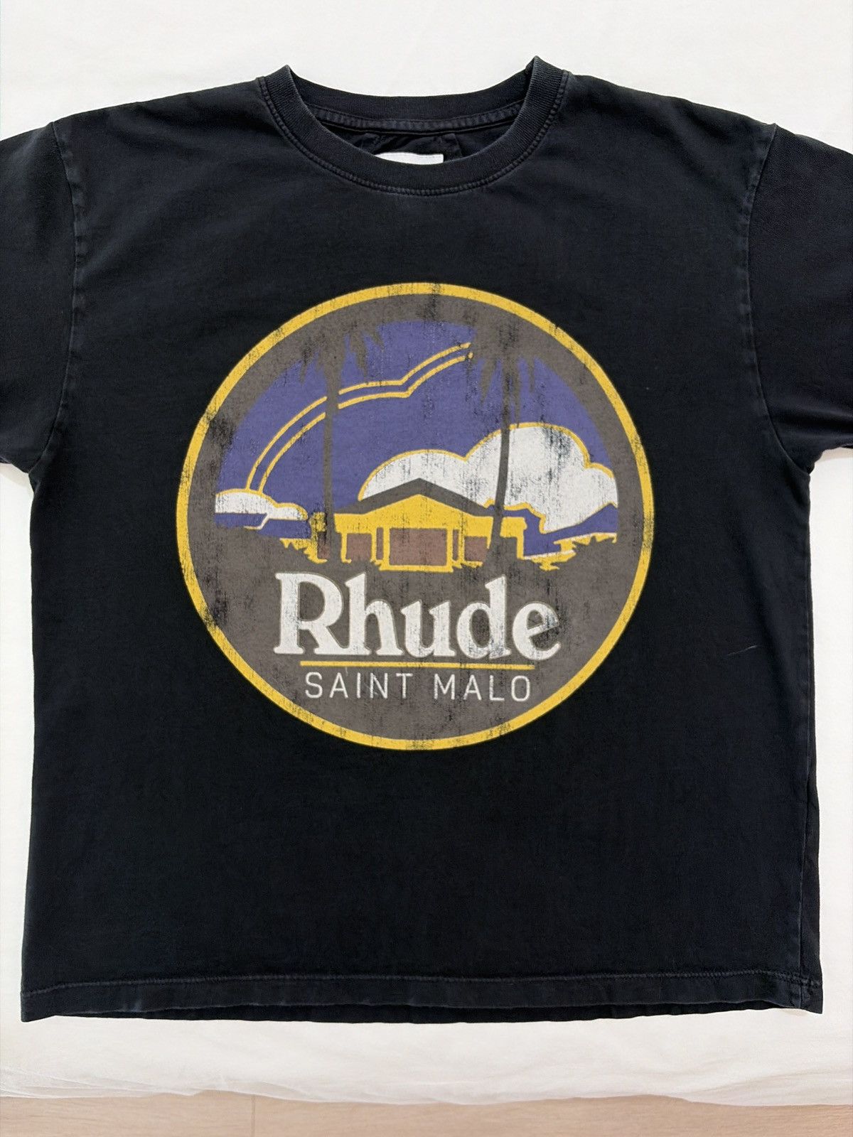 Rhude Rhude Saint Malo Logo Tee Size US XS / EU 42 / 0 - 4 Thumbnail