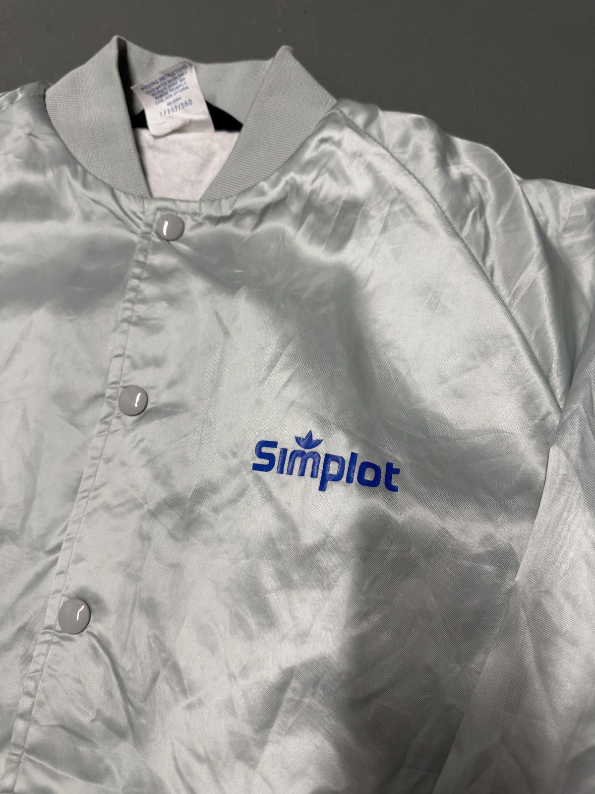 Other Vintag Satin Jacket - Simplot Logo Size US M / EU 48-50 / 2 - 3 Thumbnail