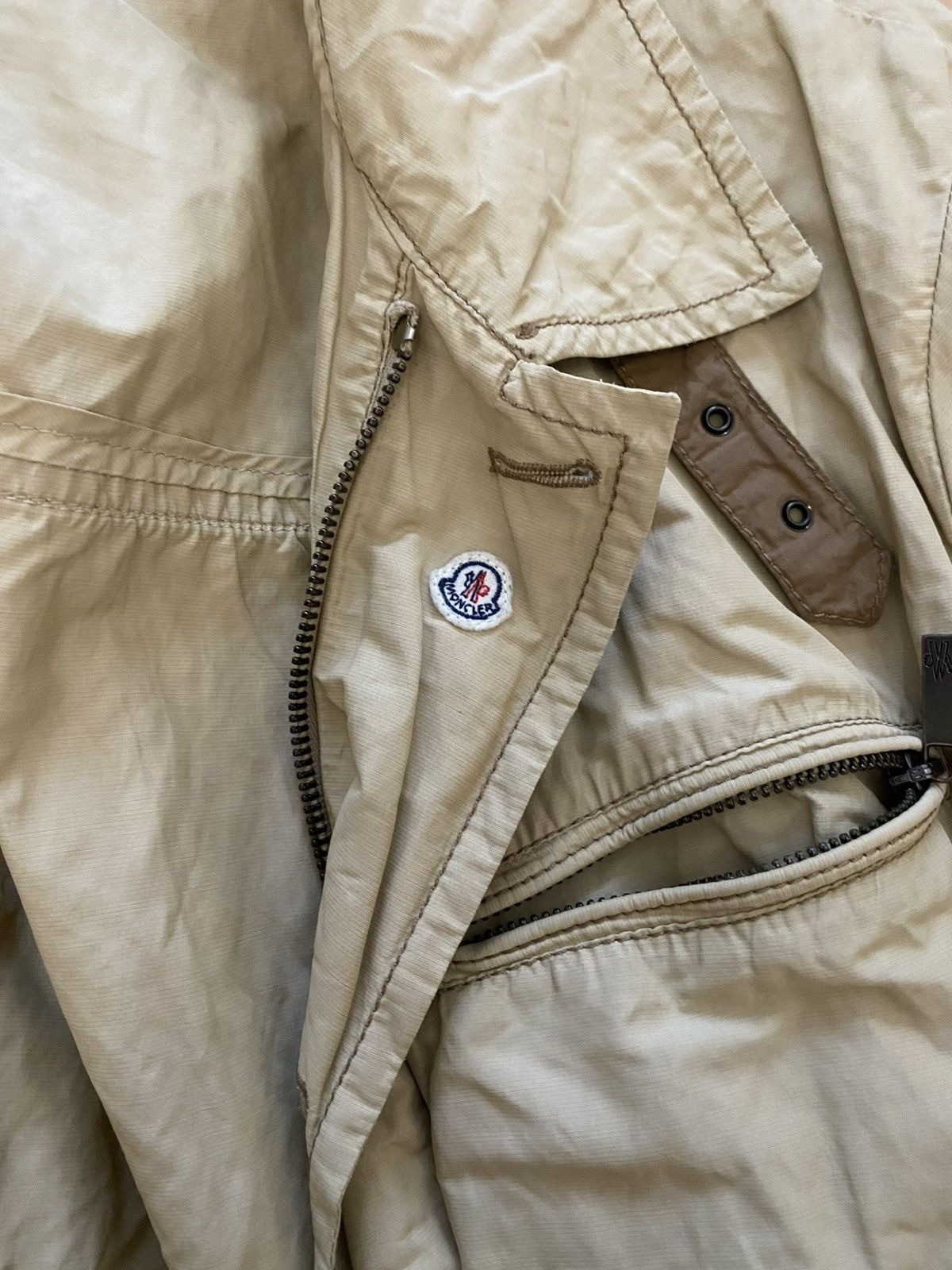 Moncler Vintage Moncler Motorcycle Jacket Size 4 Size US M / EU 48-50 / 2 - 9 Thumbnail