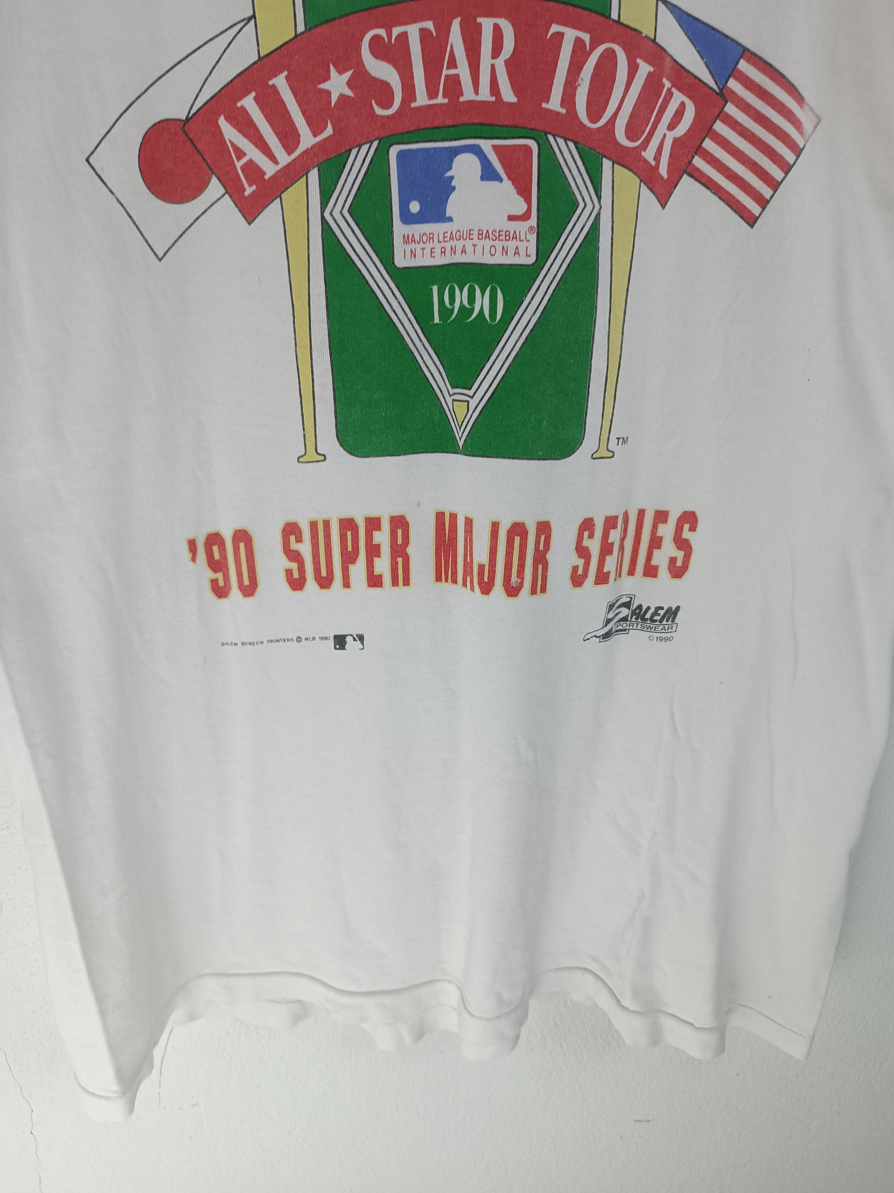 MLB VINTAGE 90'S SUPER MAJOR SERIES ALL STAR TOUR MLB VERY RARE Size US M / EU 48-50 / 2 - 9 Thumbnail