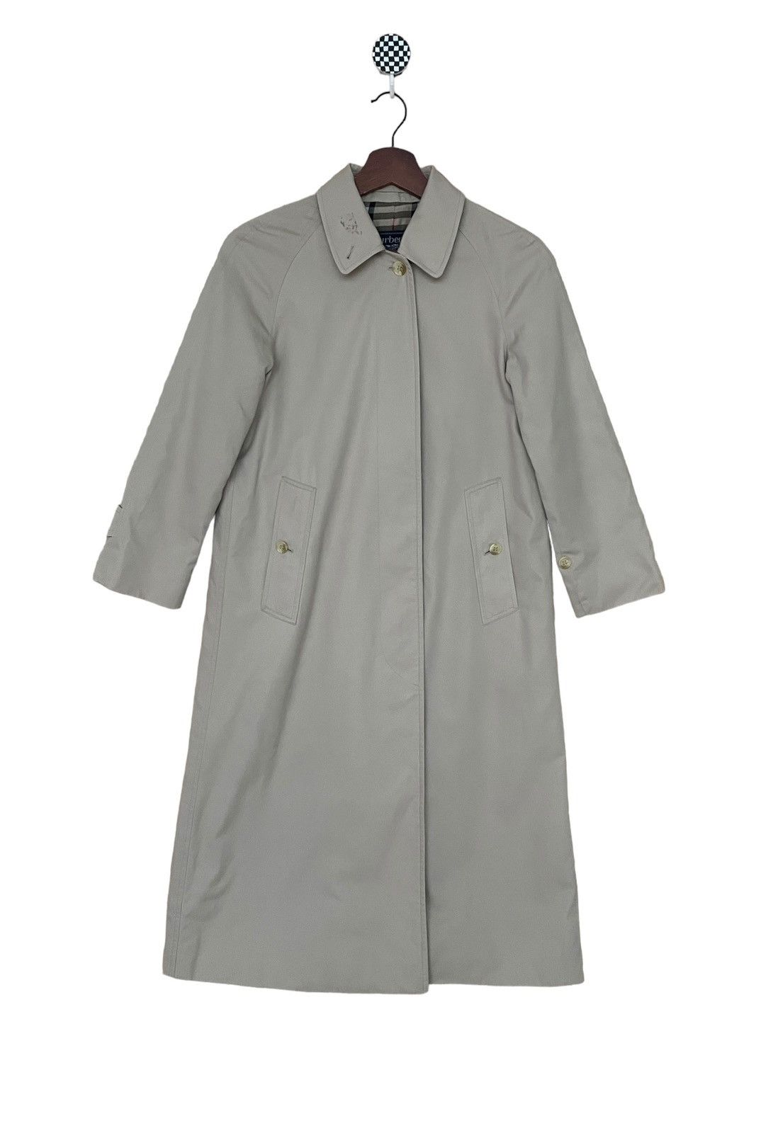Burberry Vintage Brand Burberry Made in England Trench Coat 1990s Size US M / EU 48-50 / 2 - 2 Thumbnail