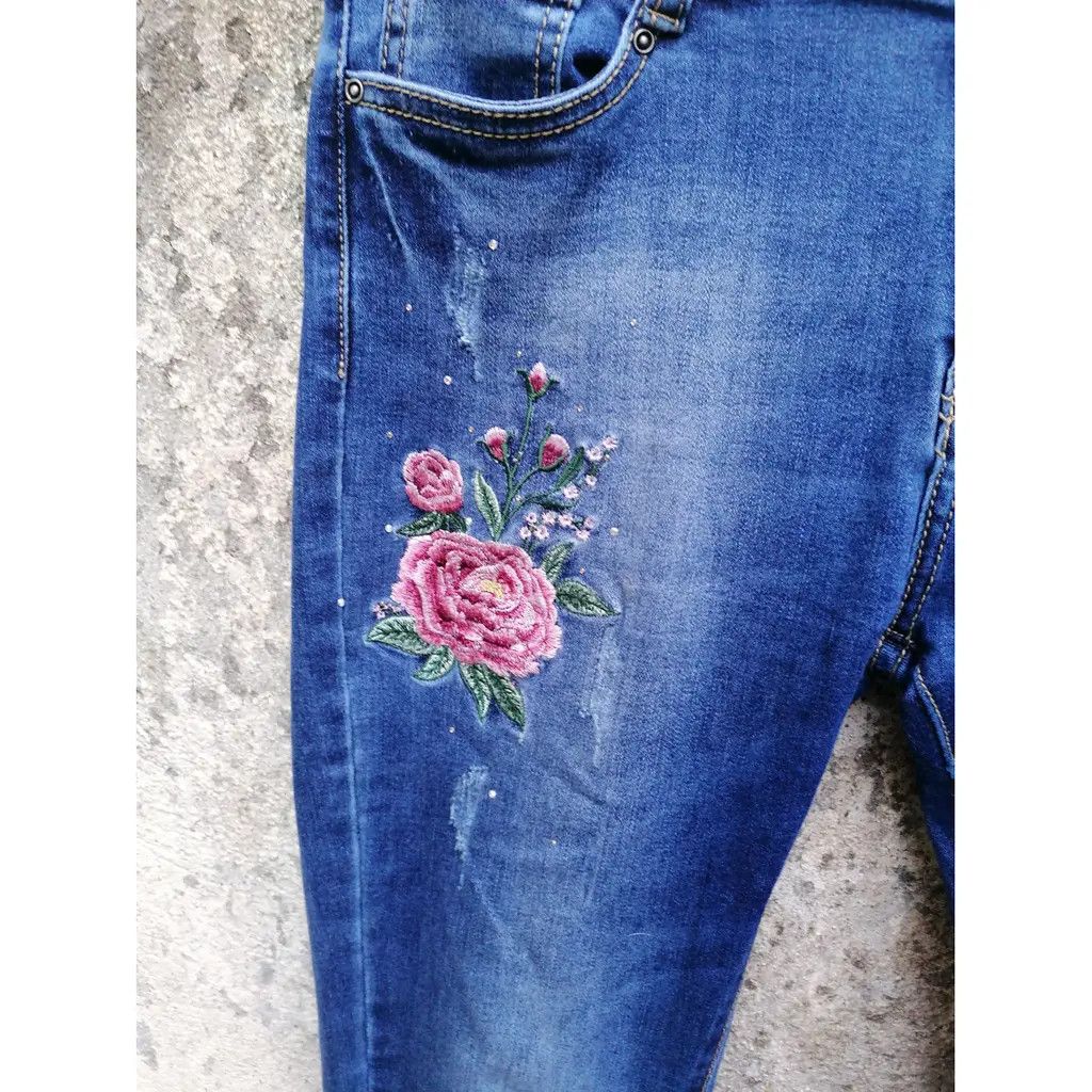 Other Embroidered Floral Jeans – EU 40 / L Size 30" / US 8 / IT 44 - 4 Thumbnail