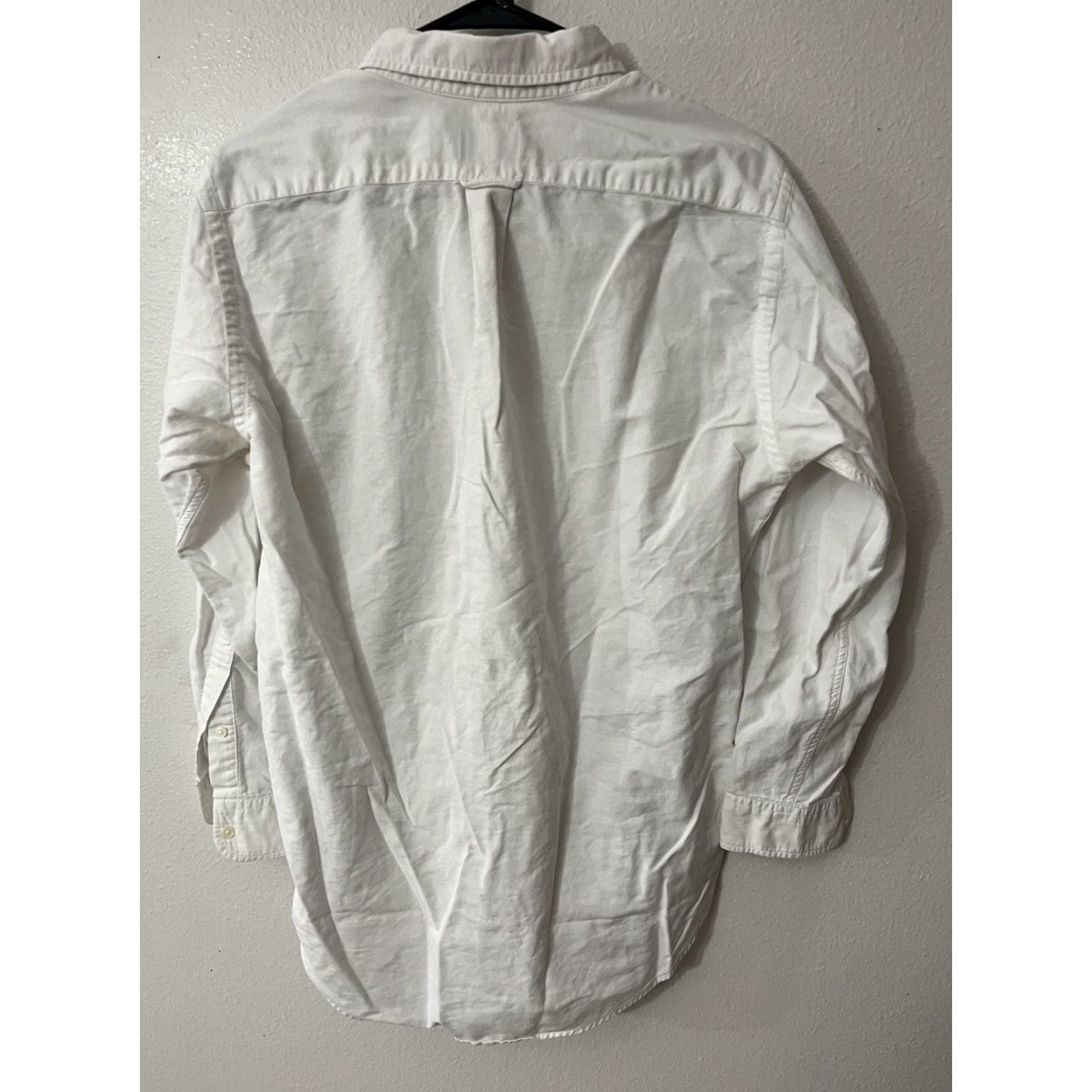 Vintage SADDLES Men's Long Sleeve Button-Up Shirt, Regular Fit, White 15.5/32, Classic Size US M / EU 48-50 / 2 - 3 Thumbnail