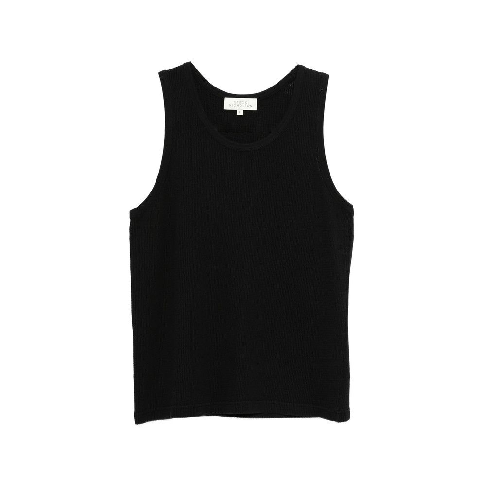 Studio Nicholson Studio Nicholson BLACK T-Shirts & Vests - Vests & Tanks Size US M / EU 48-50 / 2 - 1 Thumbnail