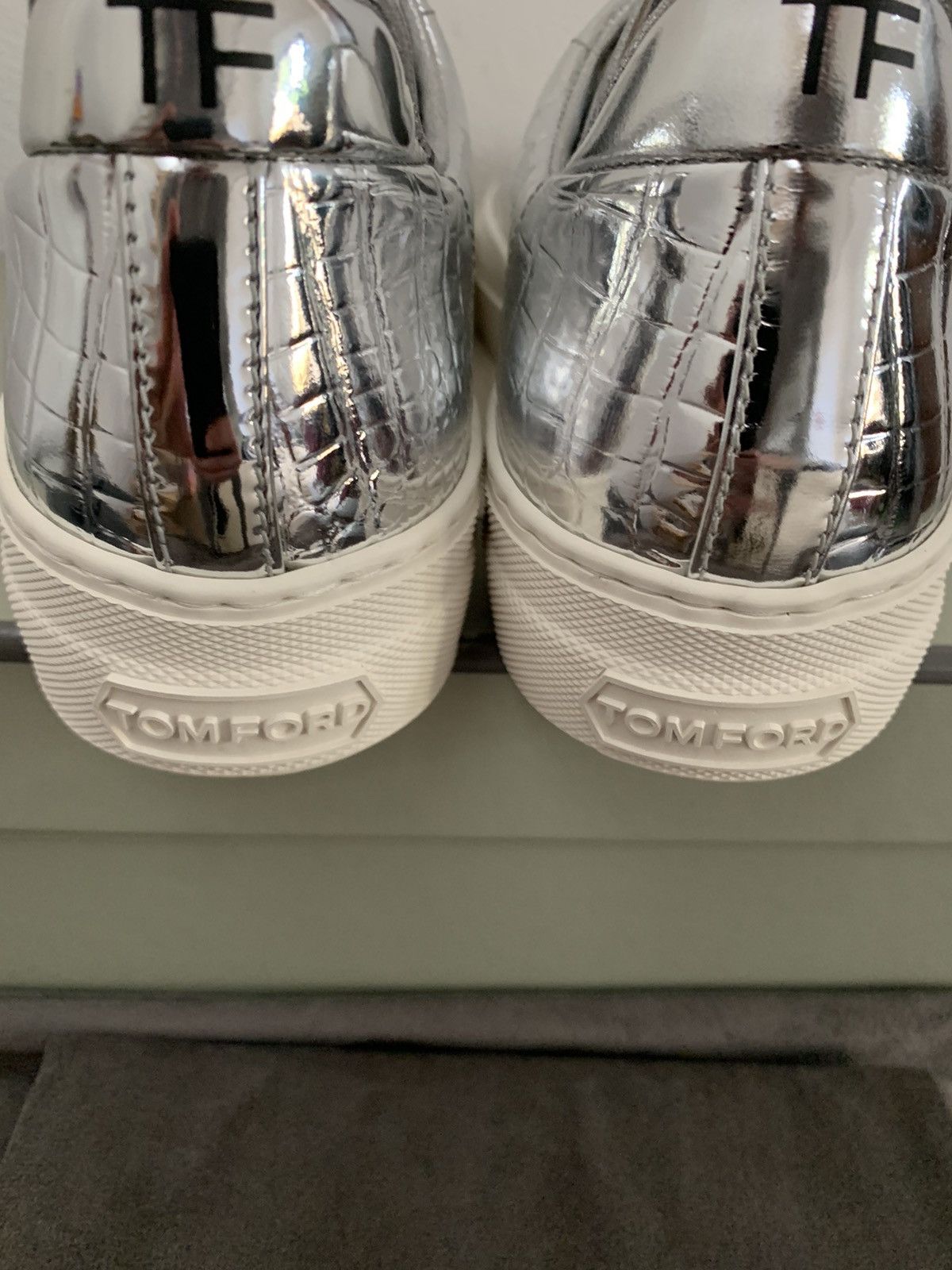 Tom Ford Tom Ford Leather Sneakers Size US 7 / IT 37 - 11 Thumbnail