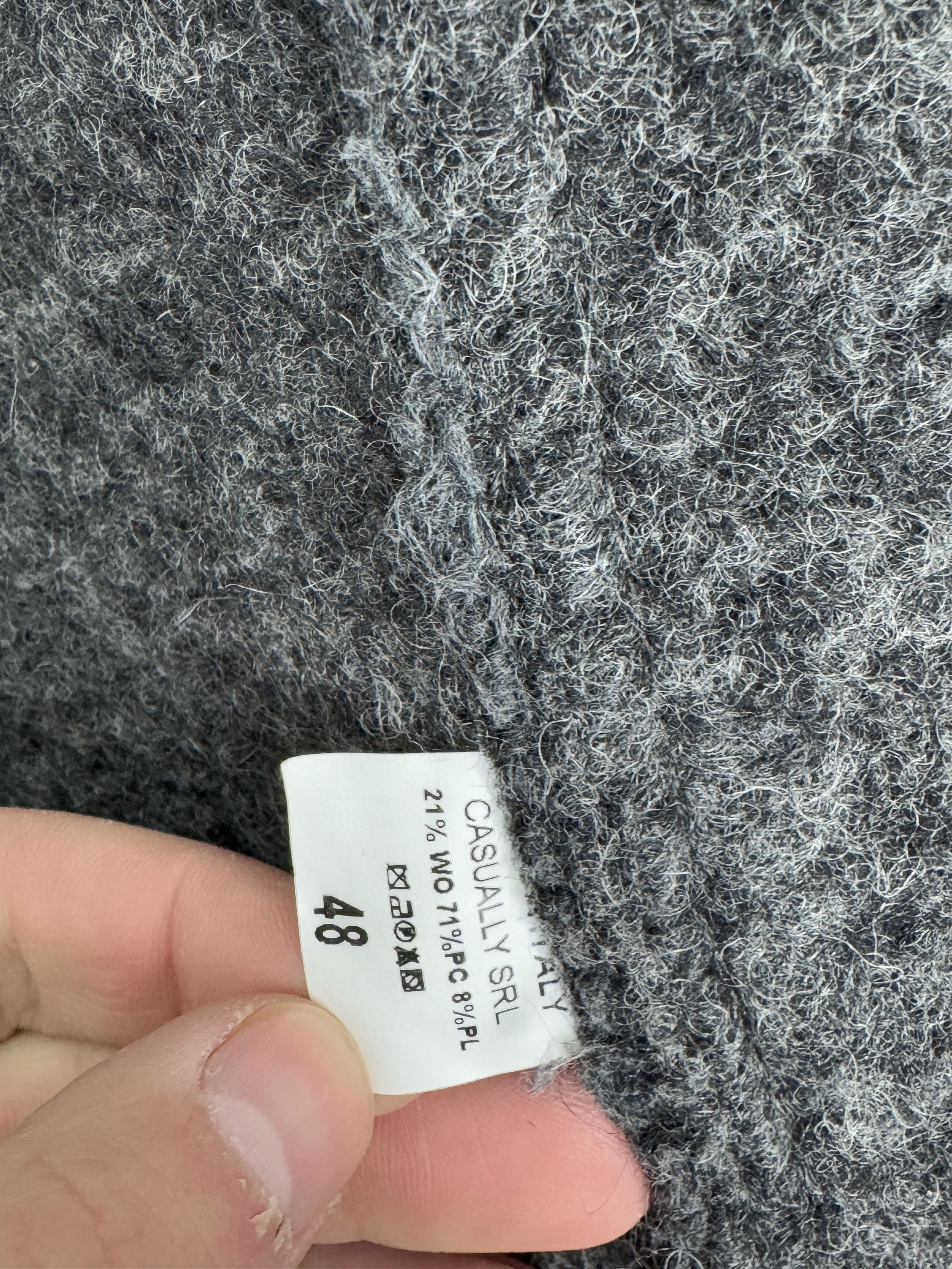Route des Garden ROUTE DES GARDEN Wool Coat Jacket Made in Italy Size US M / EU 48-50 / 2 - 8 Thumbnail