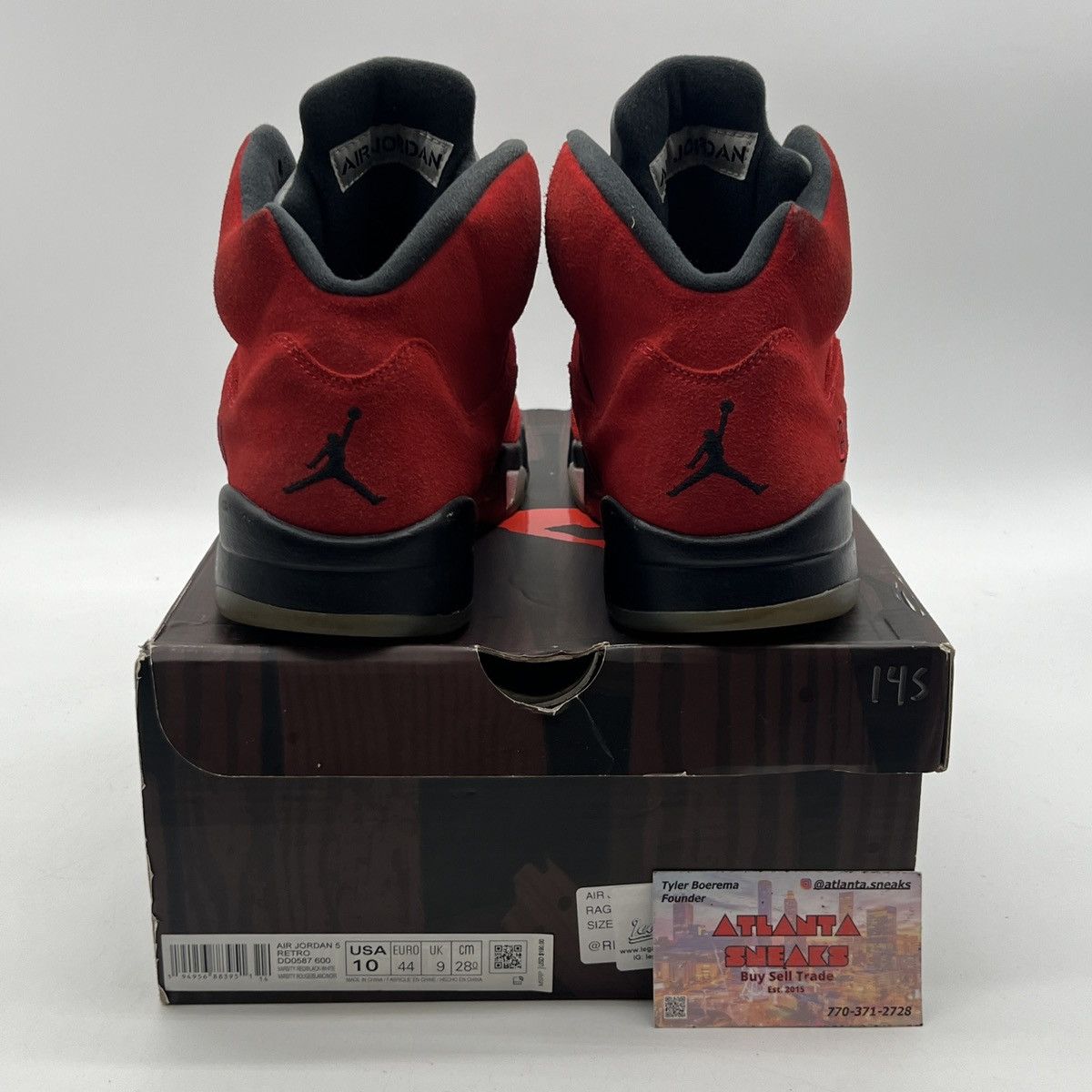 Jordan Brand Air Jordan 5 raging Bull Size US 10 / EU 43 - 3 Thumbnail
