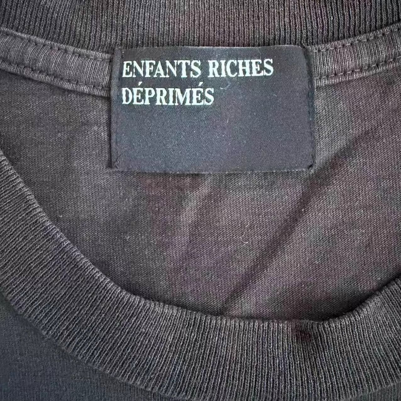 Enfants Riches Deprimes ERD Black Washed Slogan Print Short Sleeve Tee XXL Size US XXL / EU 58 / 5 - 3 Thumbnail