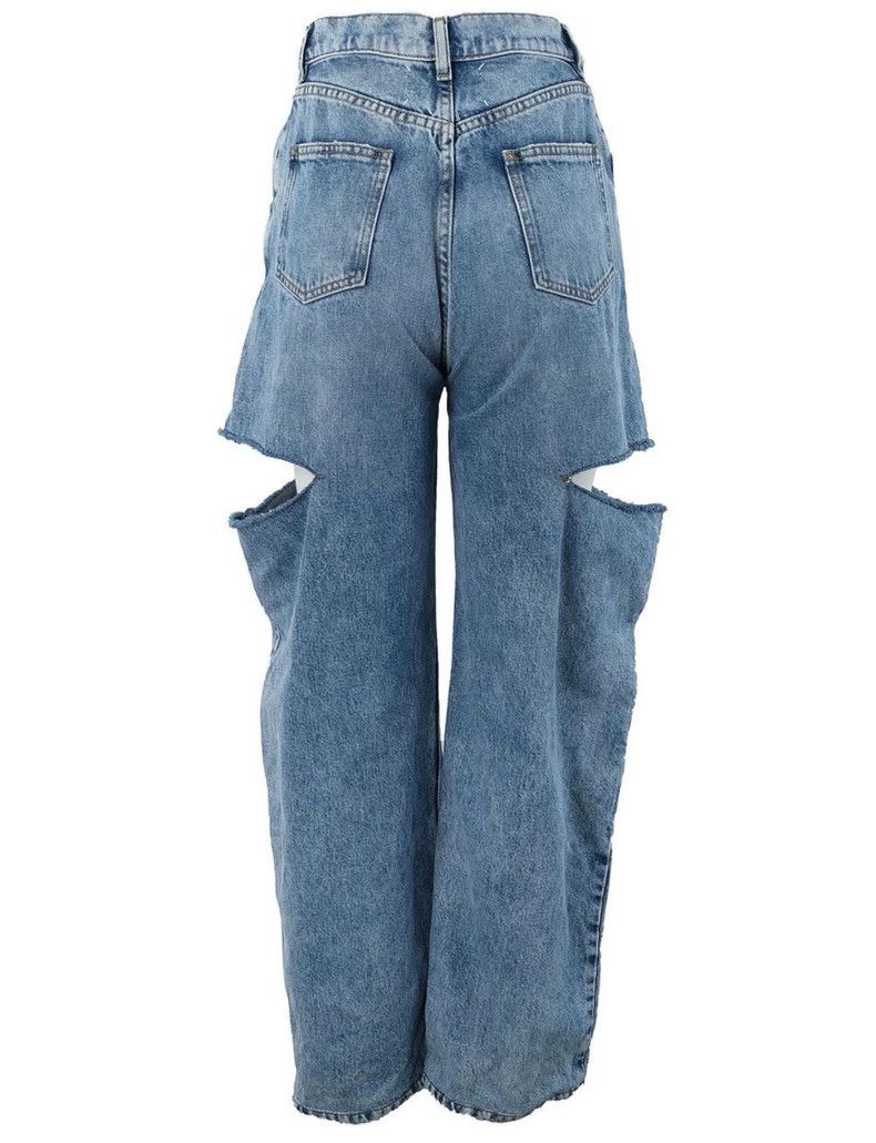 Maison Margiela Maison Margiela Cut jeans with a knife Size 25" / US 0 / IT 36 - 3 Thumbnail