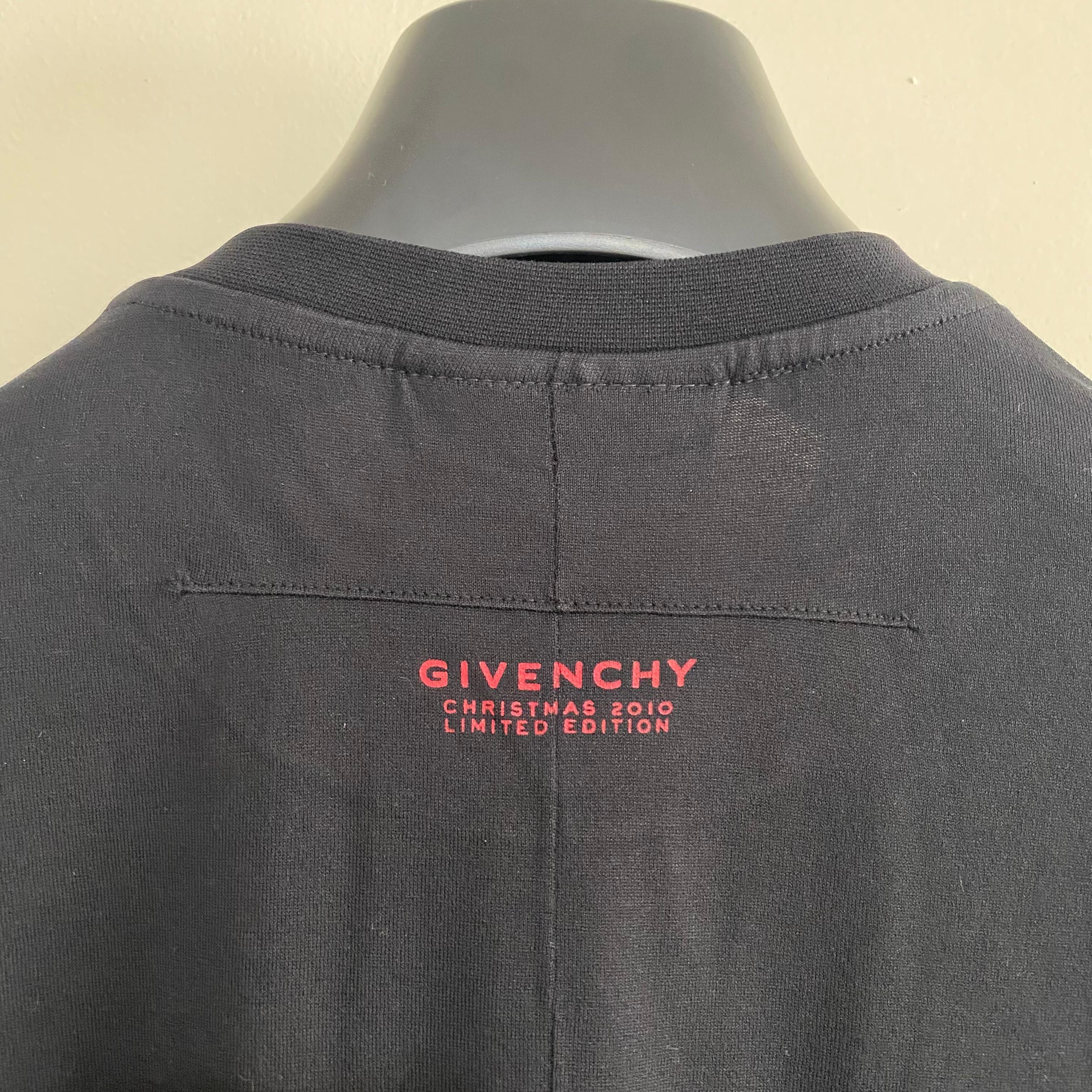 Givenchy Black Red Elmerinda Stars Tattoo Print T-Shirt Size US S / EU 44-46 / 1 - 6 Thumbnail