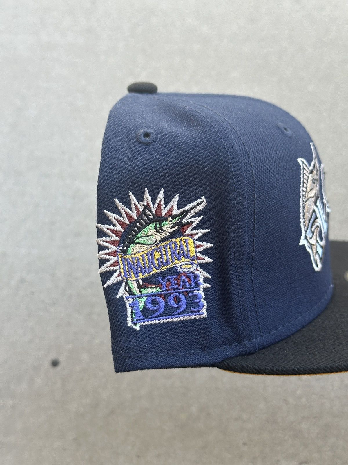 MLB × New Era Florida Marlins Neon Genesis Evangelion Fitted Hat 7 1/4 Size ONE SIZE - 2 Thumbnail