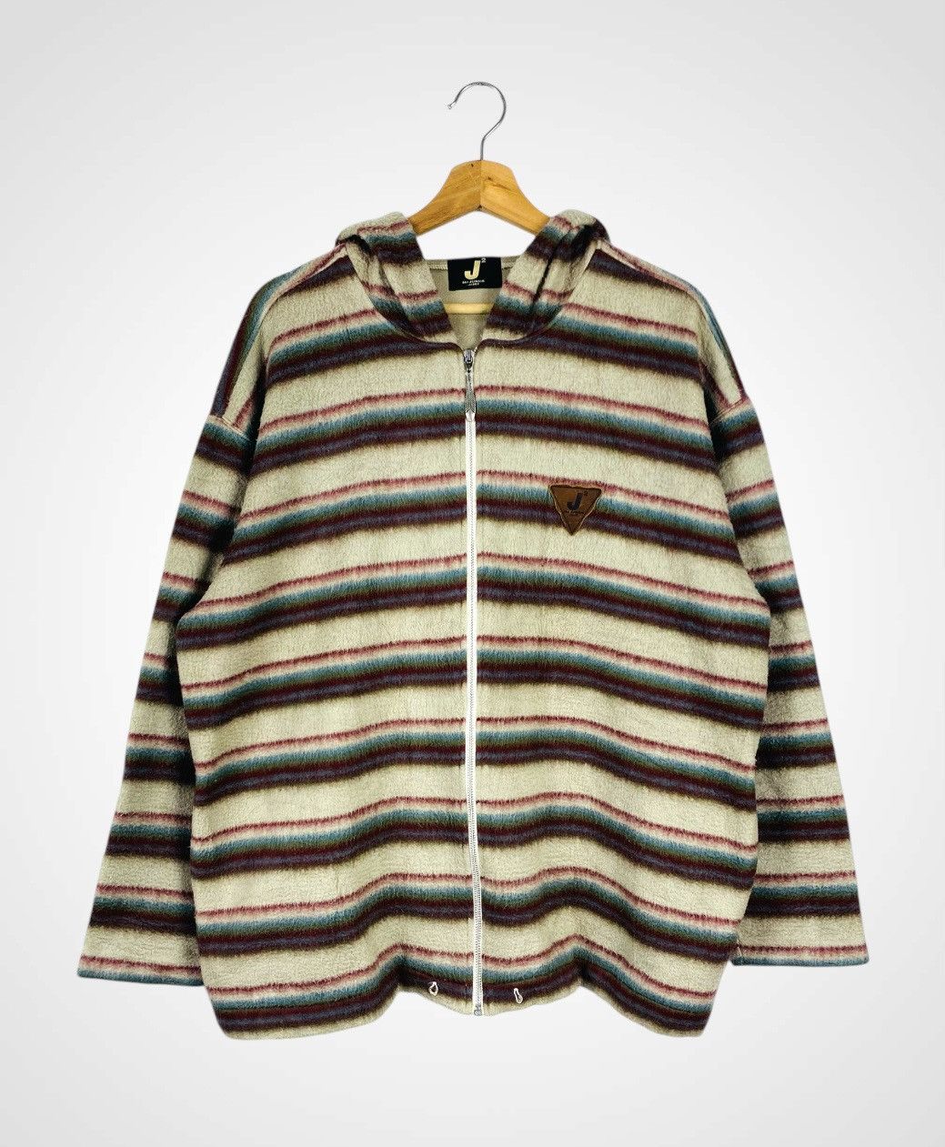 Japanese Brand Rare Vintage Mr Junko Jeans Zipper Hoodie Fleece Size US XL / EU 56 / 4 - 1 Thumbnail