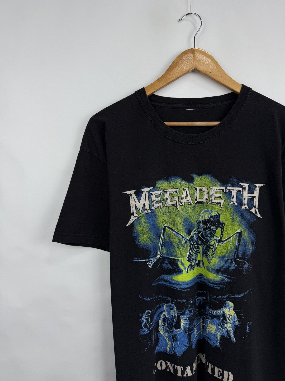 Megadeth 🇺🇸☠️ Megadeth Contaminated Thrash Metal Heavy Metal T-Shirt Size US XL / EU 56 / 4 - 3 Thumbnail