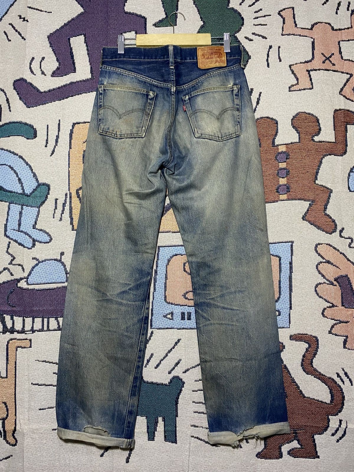 Levi's Vintage Clothing Levi's Sunfaded Jeans Denim Vintage Selvedge Size US 30 / EU 46 - 4 Thumbnail