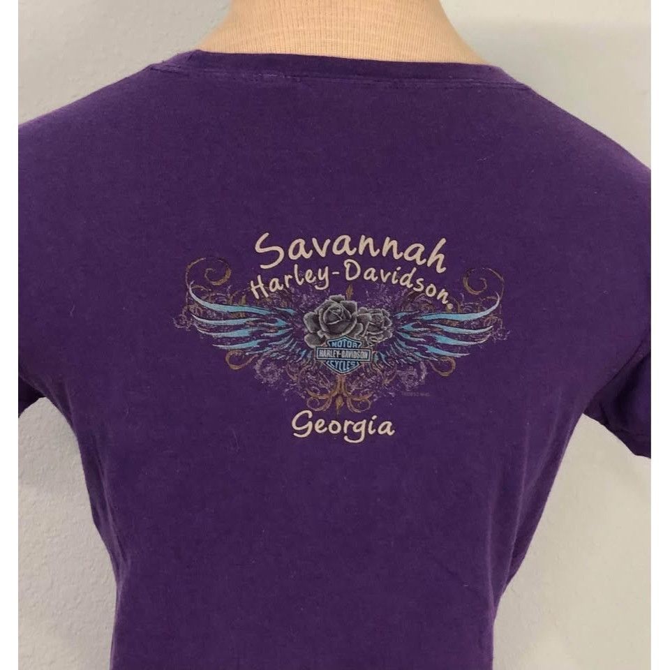 Harley Davidson Harley Davidson Shirt Medium Women Elastic Fabric Size M / US 6-8 / IT 42-44 - 3 Thumbnail