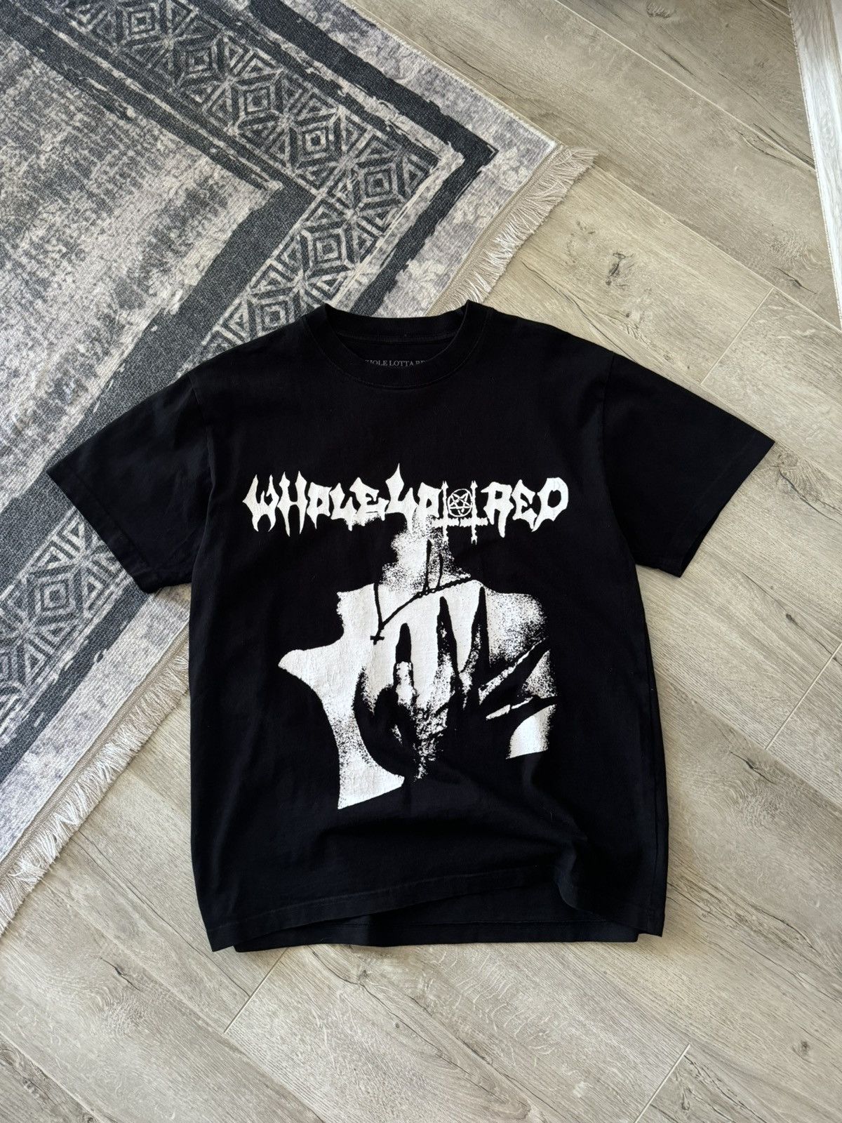Playboi Carti Playboi Carti Whole Lotta Red Black Made in USA Shirt Size US L / EU 52-54 / 3 - 1 Thumbnail