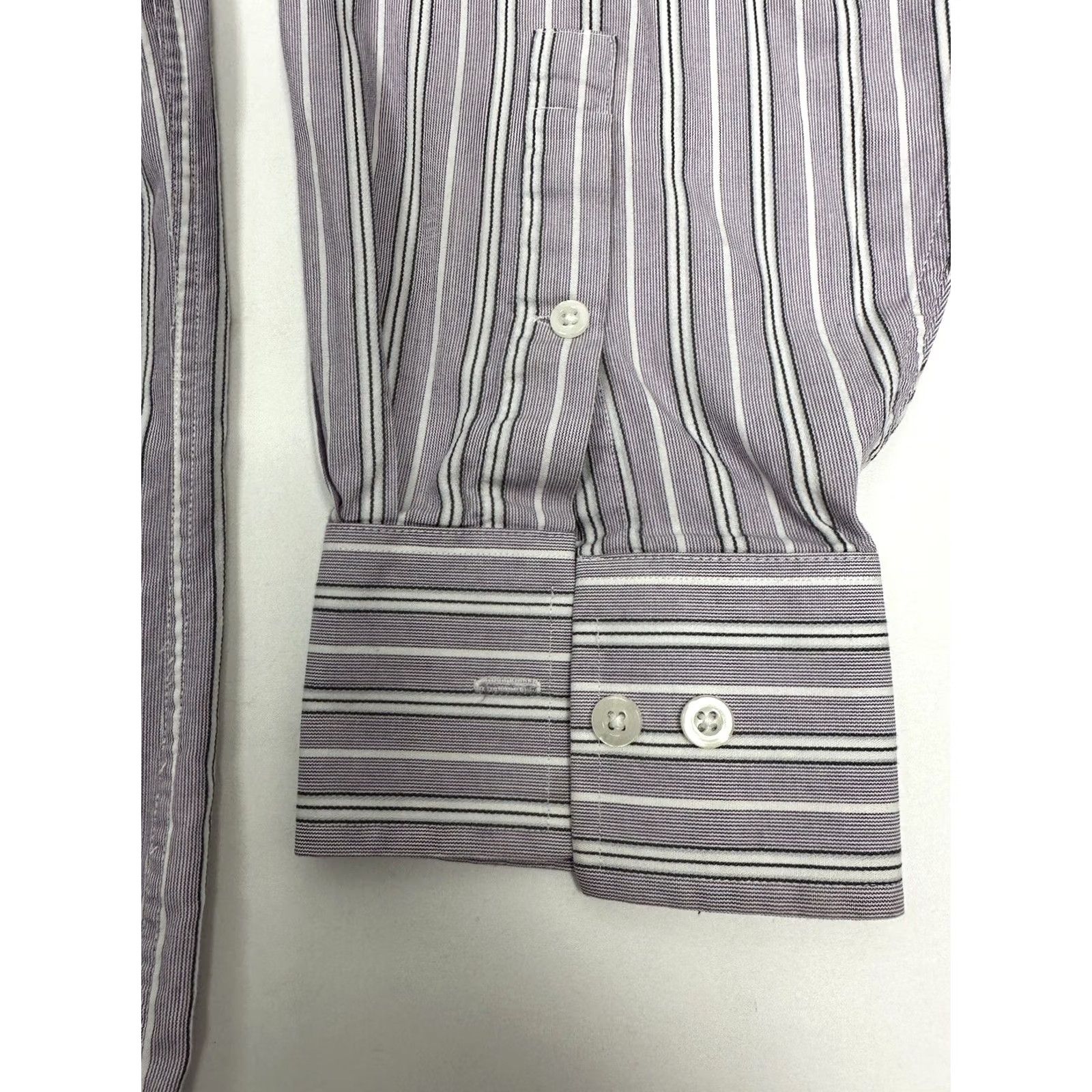 Michael Kors Michael Kors Men's Button Up Shirt Long Sleeve Stripes Plaid Purple 2XL Size US XXL / EU 58 / 5 - 7 Thumbnail