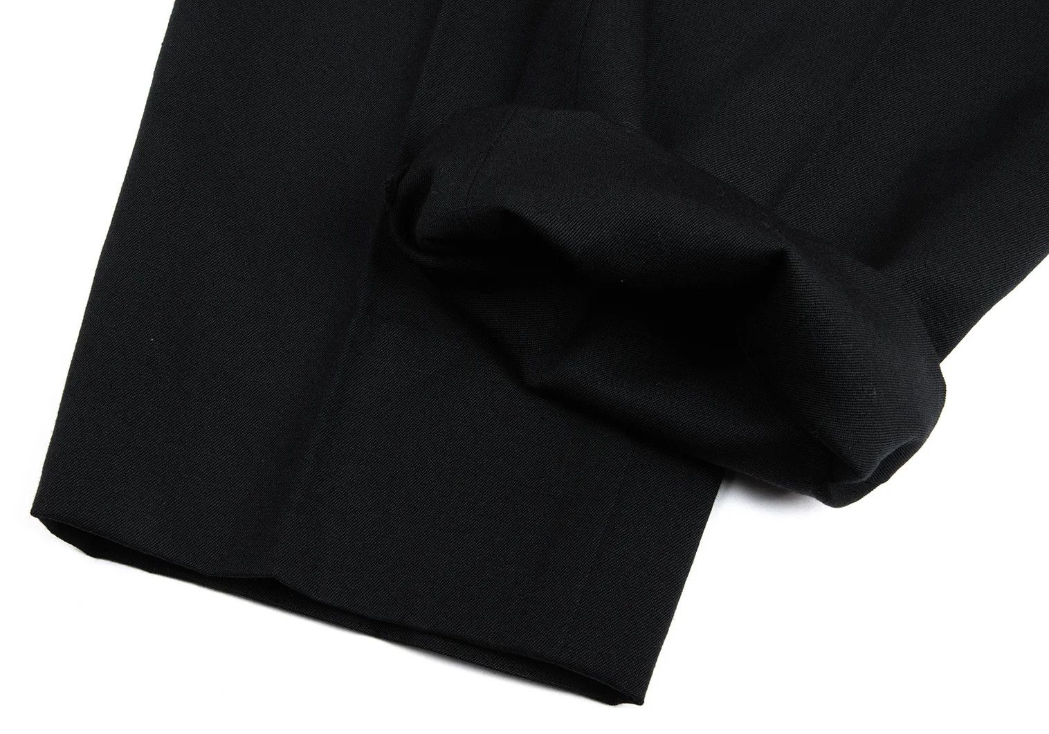 Jean Paul Gaultier Wool Gabardine Tack Straight Pants in Black 48 Size US 32 / EU 48 - 7 Thumbnail