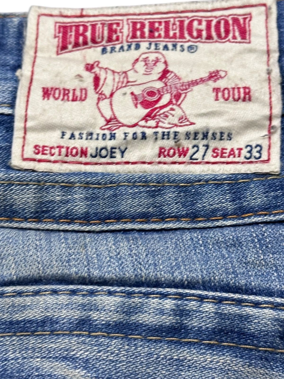 True Religion Vintage True Religion Joey Flare Twist Leg Distressed Denim Size US 31 - 8 Thumbnail