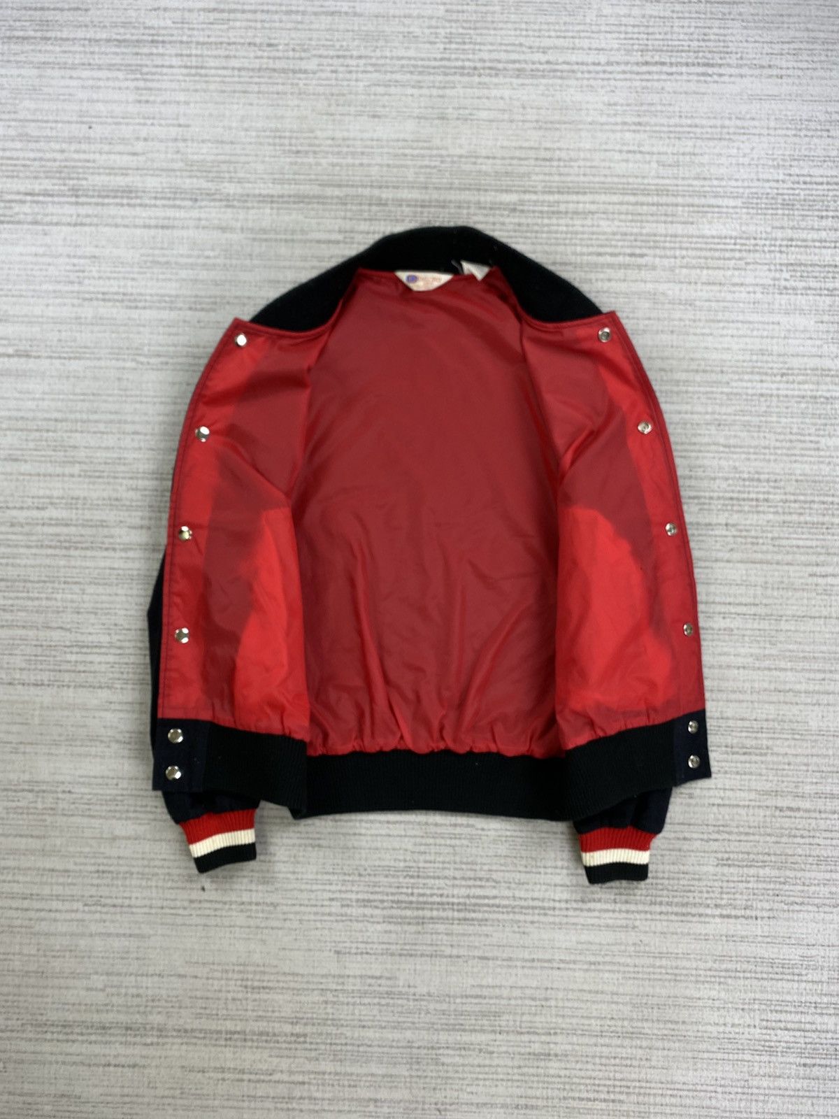 Delong × Vintage Vintage Delong Fullbutton Varsity Style Jacket Size US M / EU 48-50 / 2 - 5 Thumbnail