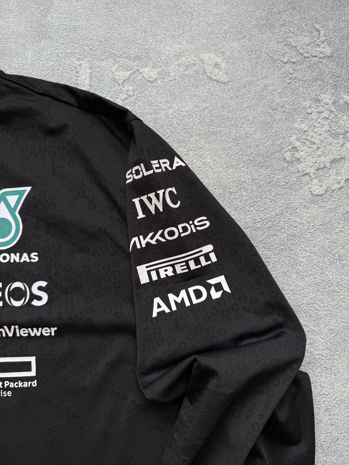 Formula 1 Vintage Mercedes Benz AMG Petronas Racing Long Sleeve Black Size US L / EU 52-54 / 3 - 6 Thumbnail