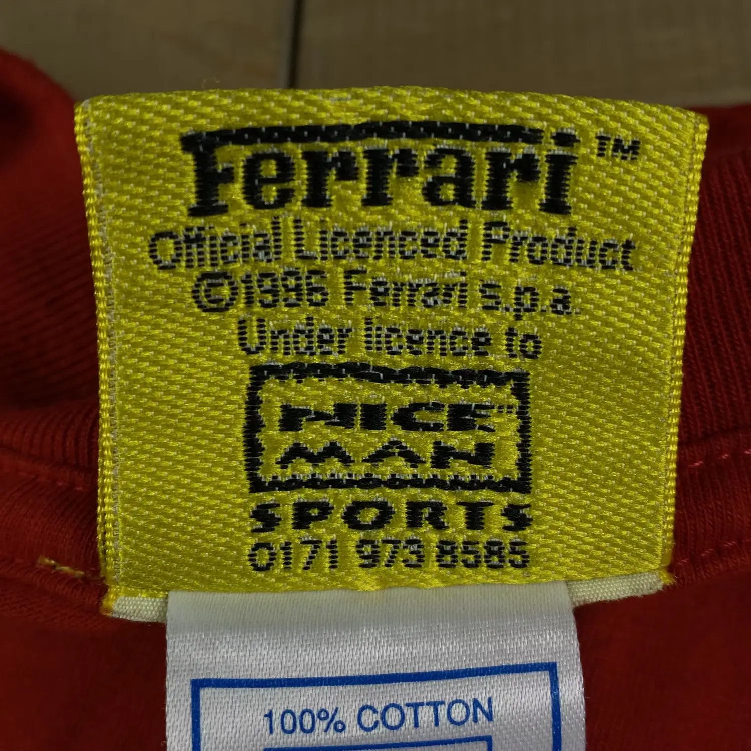 Ferrari Mens Vintage T Shirt Ferrari Size XL Size US XL / EU 56 / 4 - 5 Thumbnail