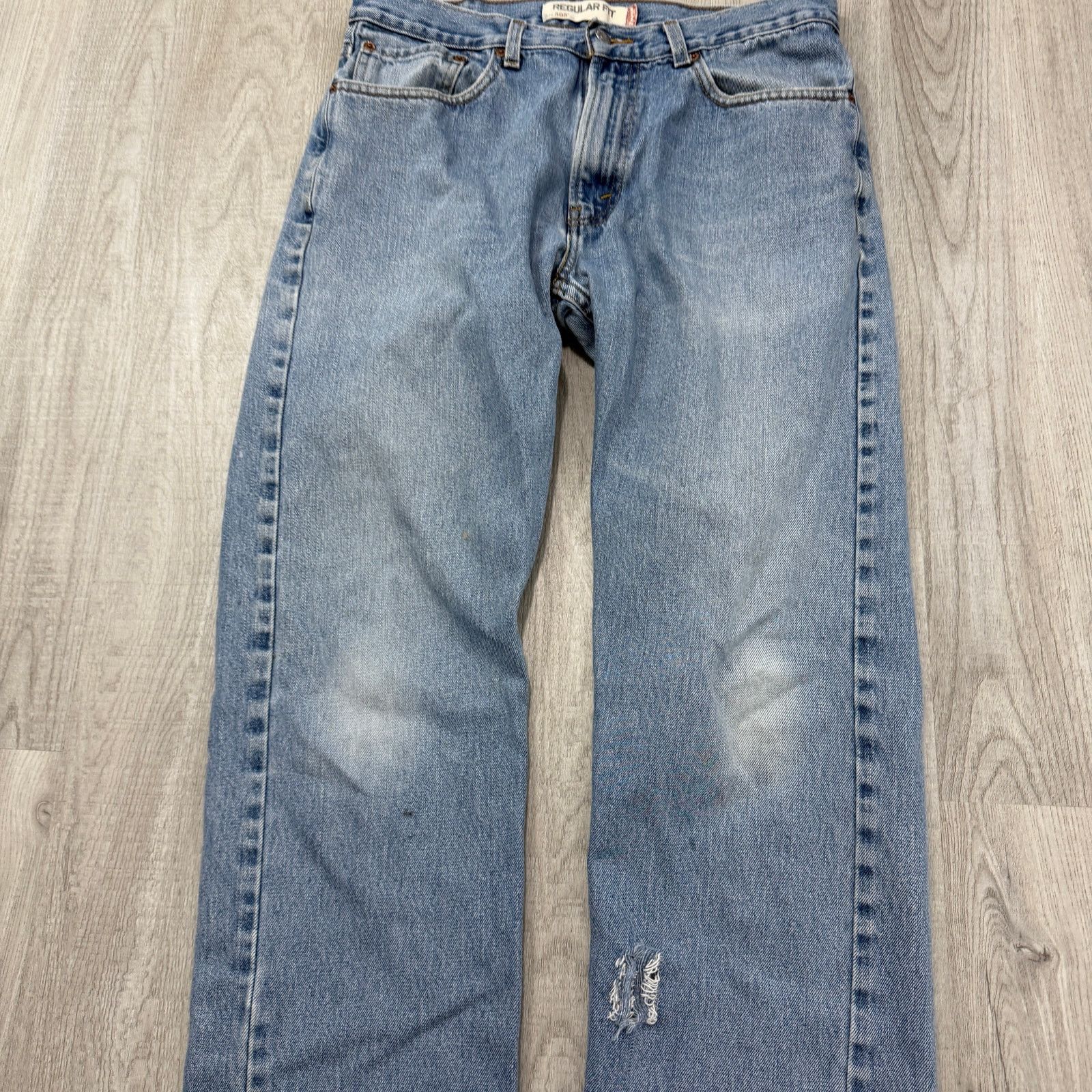 Vintage Vintage Levis 505 Jeans Men's 34x32 Blue Denim Regular Fit Size US 34 / EU 50 - 3 Thumbnail