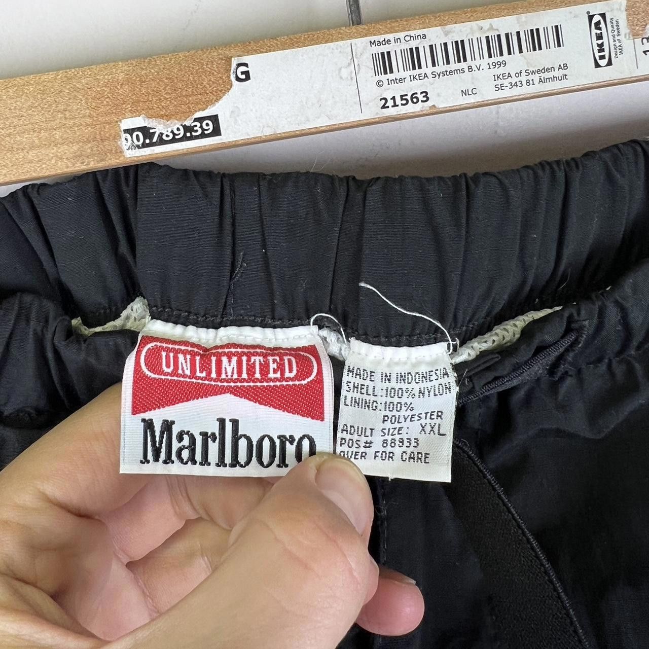 Marlboro Marlboro Unlimited Cargo Shorts - Black - XXL Size US 36 / EU 52 - 4 Thumbnail