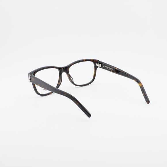 Saint Laurent Paris Saint Laurent SLM132 005 Square Eyeglasses Dark Havana 55mm Size ONE SIZE - 10 Thumbnail