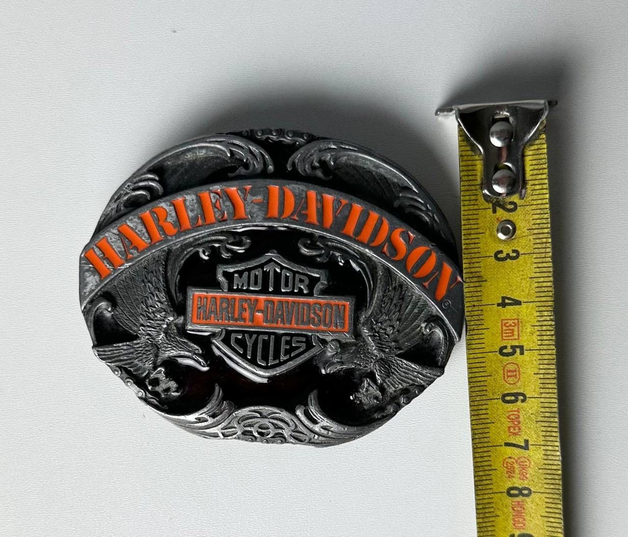 Vintage Harley Davidson belt buckle rider 1991 Size ONE SIZE - 6 Thumbnail