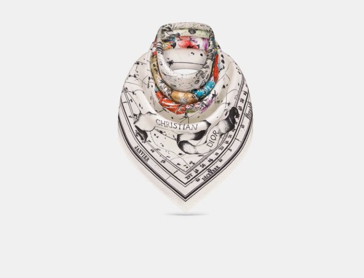 Dior o1w1db10425 15ZOD090I Size: OS / Square Scarf in Multicolor Size ONE SIZE - 3 Thumbnail