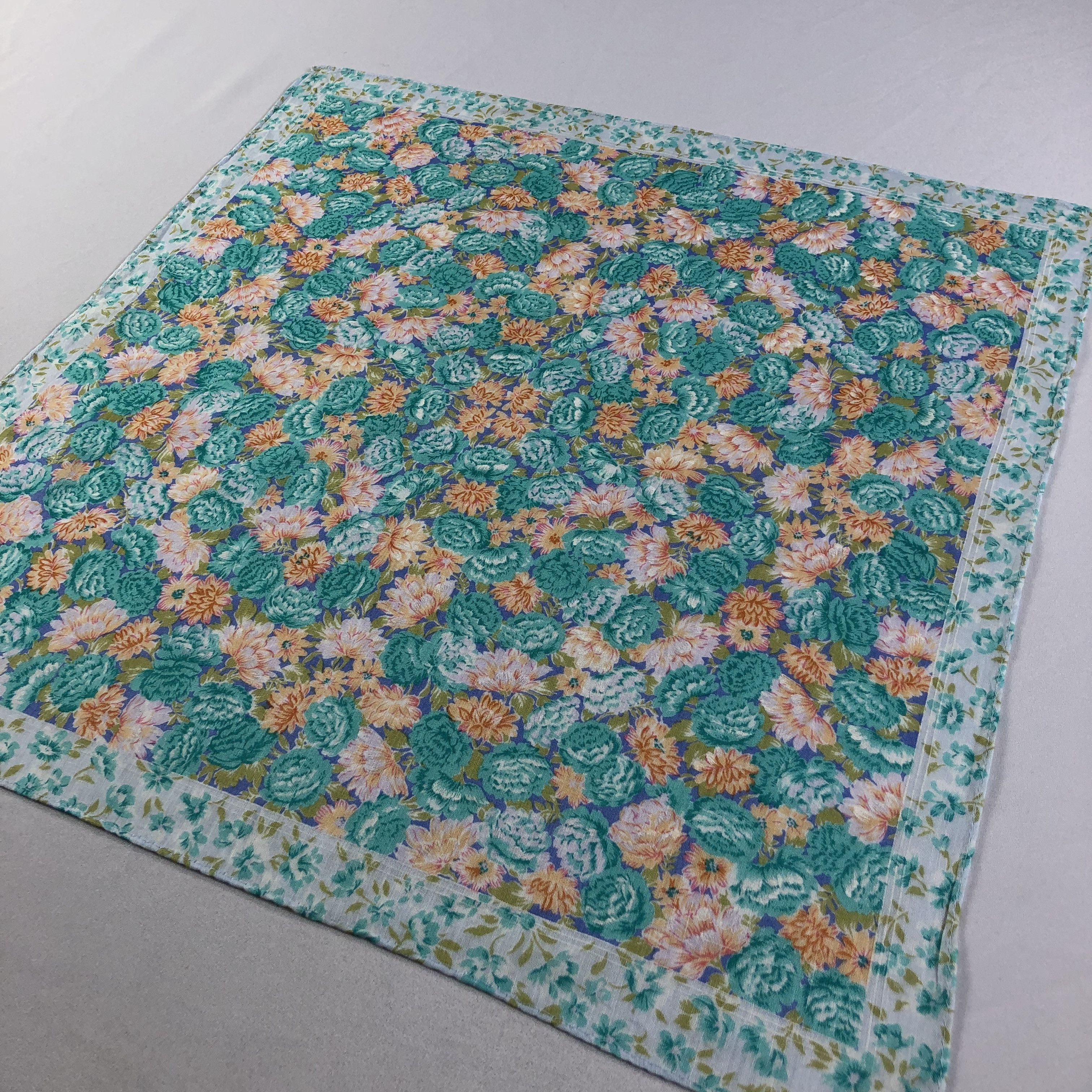 Vintage Pierre Balmain Floral Handkerchief Neckerchief Bandana H2200 Size ONE SIZE - 3 Thumbnail
