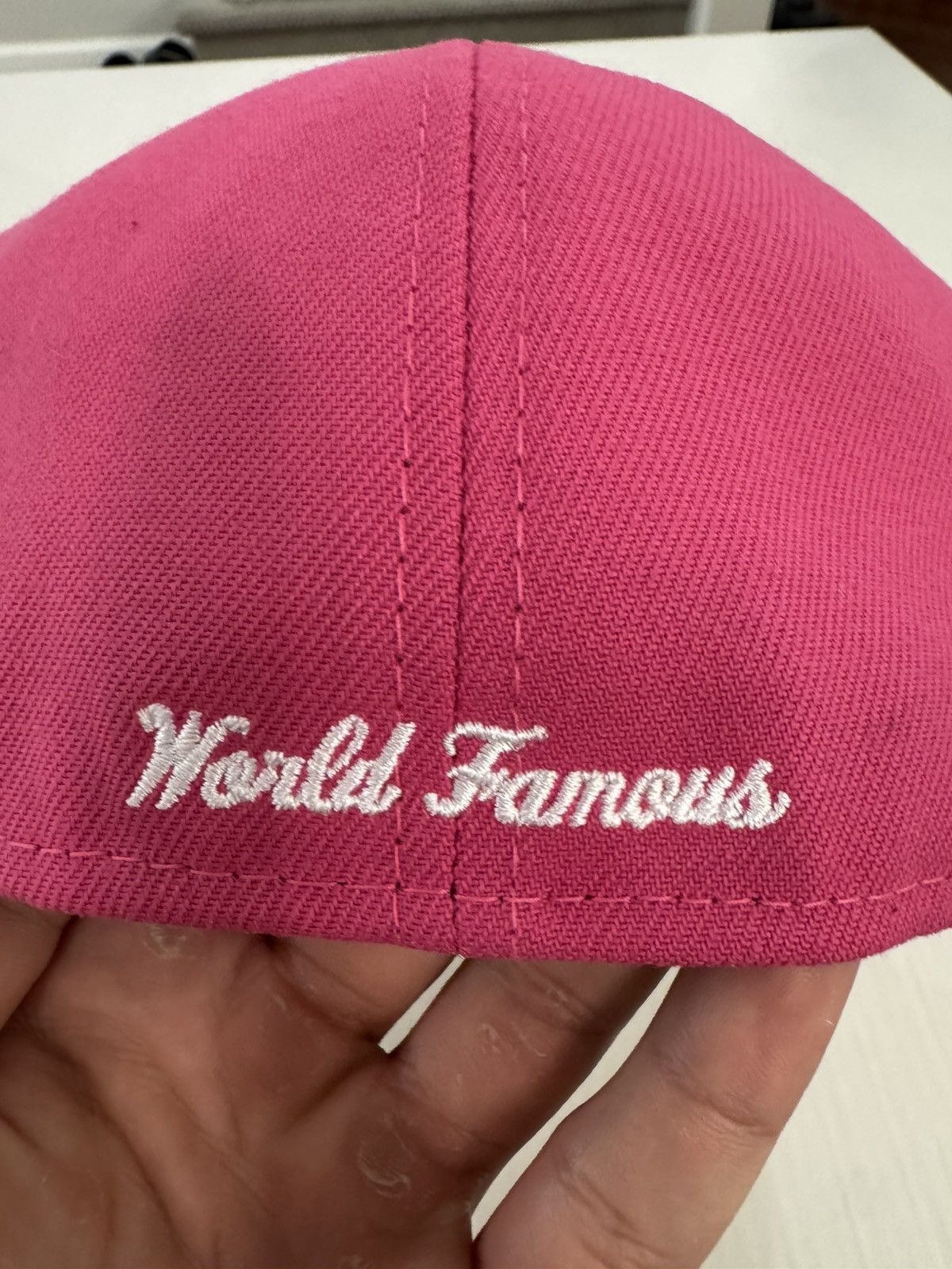 Supreme Supreme Breast Cancer Box Logo Hat Pink 7 3/8 FW25 USED Size ONE SIZE - 6 Thumbnail