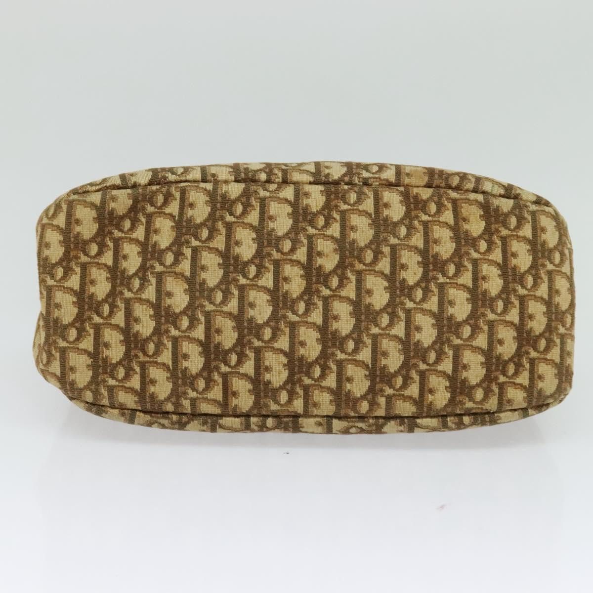 Dior DIOR Trotter Canvas Shoulder Bag Brown Gold Size ONE SIZE - 9 Thumbnail