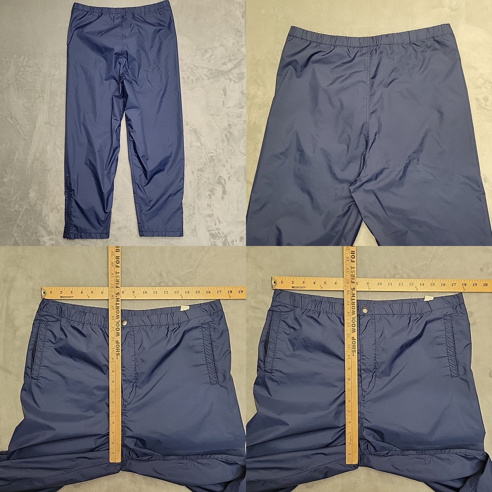 Vintage VINTAGE LaMode DuGolf Gore Tex Rain Pants Mens M Blue Golf Classic Denim? Size US 31 - 8 Thumbnail