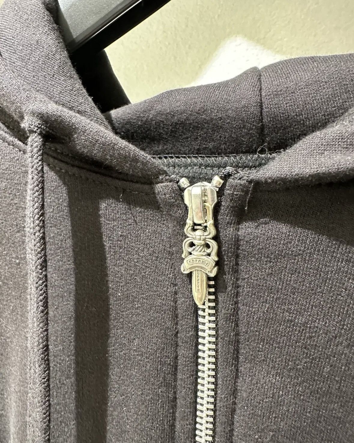 Chrome Hearts Vertical Logo Heavy Thermal Hood Zip Up Size US XXL / EU 58 / 5 - 5 Thumbnail