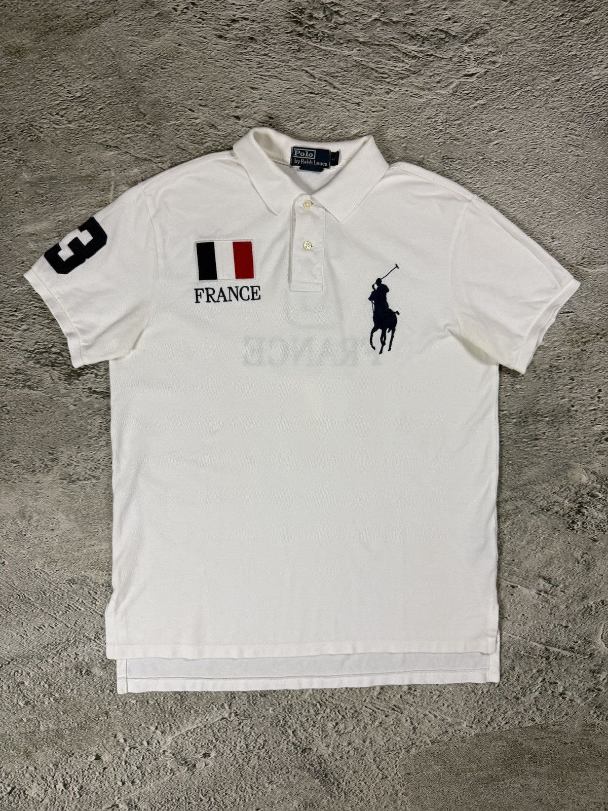 Ralph Lauren Chief Keef Polo Ralph Lauren France vintage shirt white Size US L / EU 52-54 / 3 - 1 Thumbnail